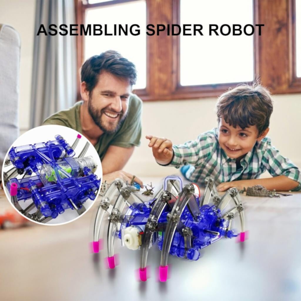 Kayannuo Toys Details And Science Education Toys Electric Spider Robot Self-assembled Intellectual Toy Kayannuo