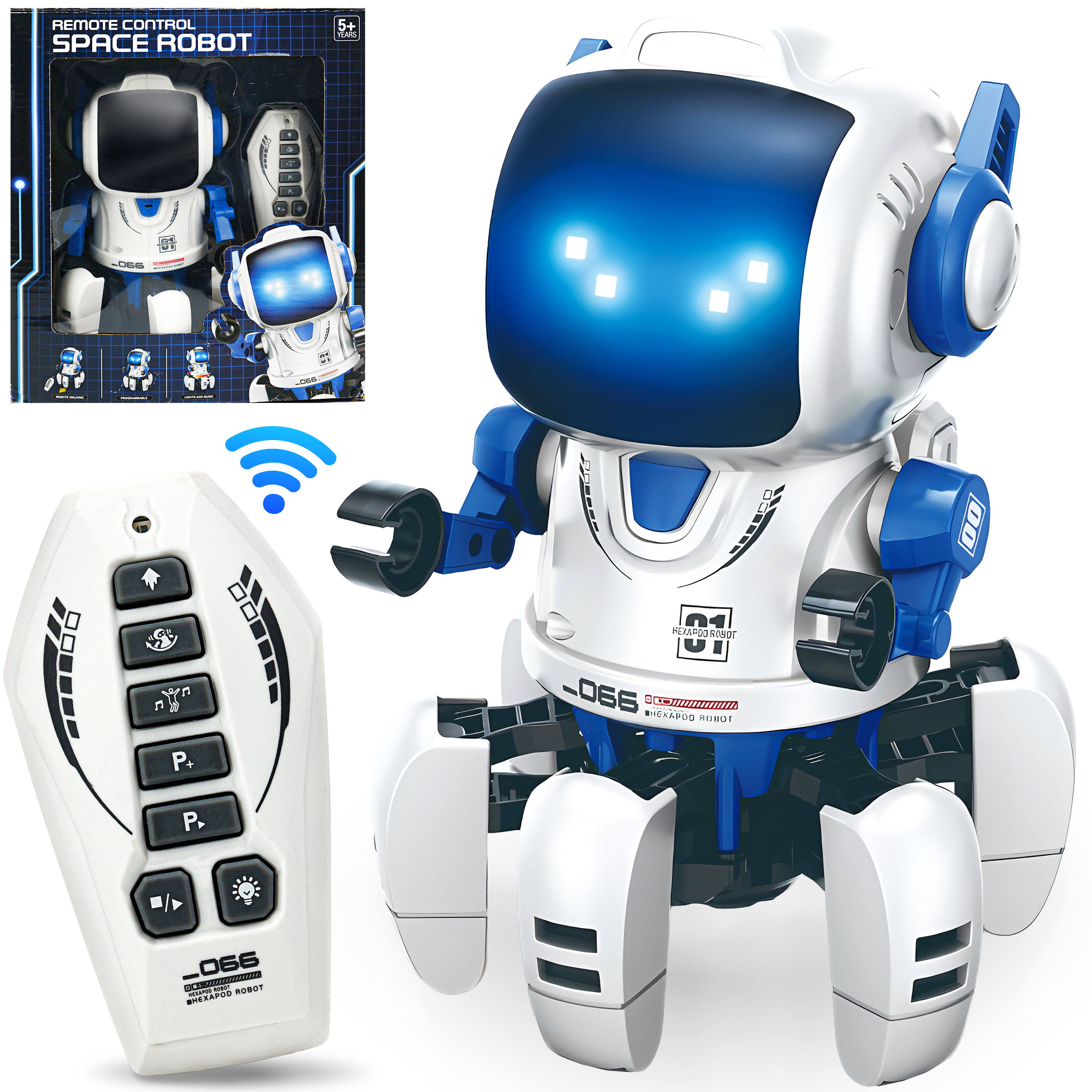 YCFUN Kids Smart Robot Toys with Talking Singing Dancing, Remote Control Toys for Kids Ages 3-10 YCFUN