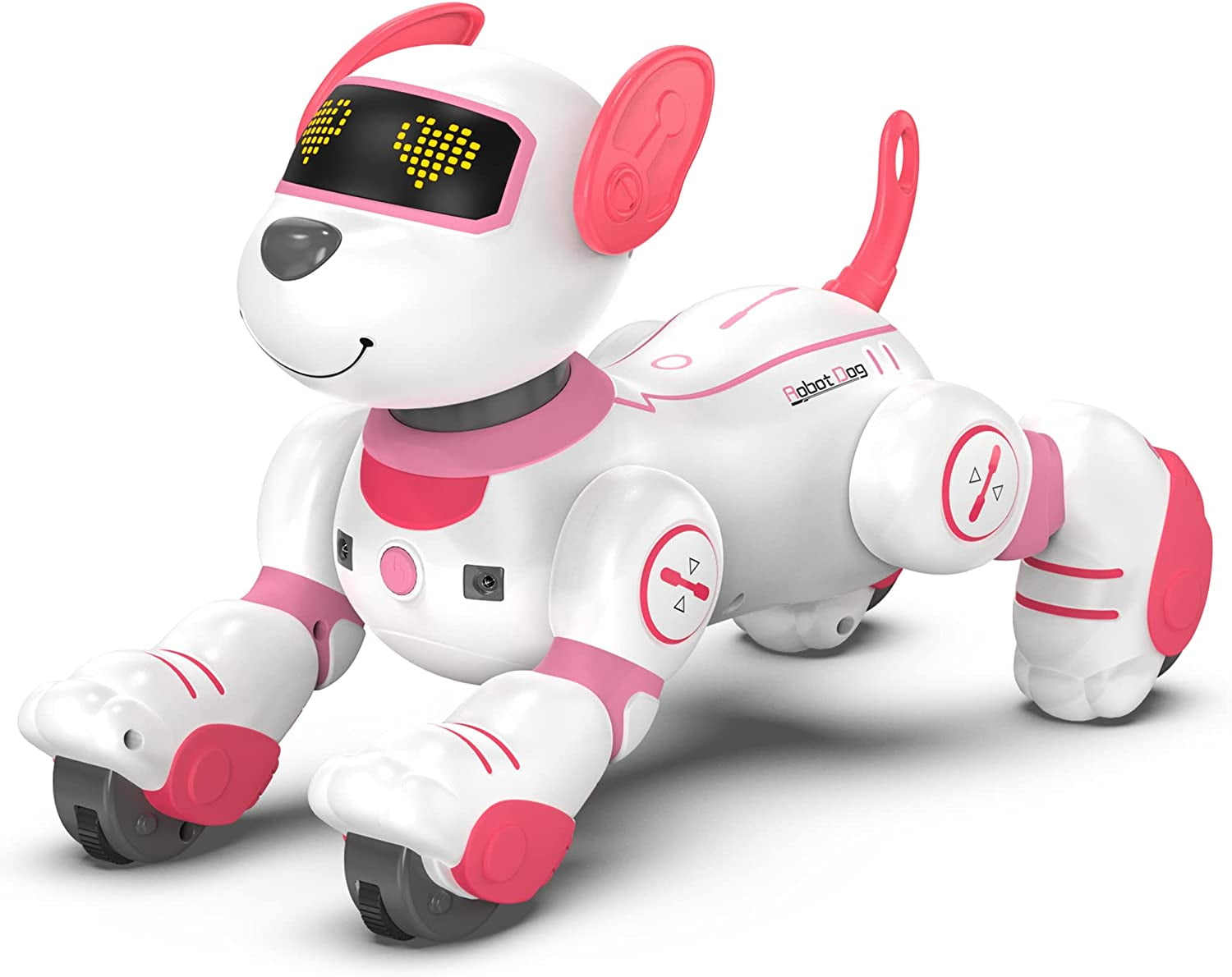 Robot Dog Smart Robots Dance Voice Command Sensor, Singing, Dancing, Repeating Robot Toy for Kids Boys and Girls Talking Robots, Gold TITOUMI