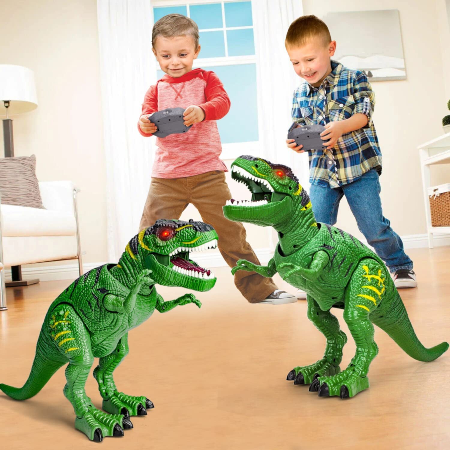 TOY Life Remote Control Dinosaur Toys for Kids 3 4 5 6 7+ Light Up & Realistic Roaring Sound - T rex Dinosaur Toys - Electronic Walking Dinosaur Toys - Dinosaur Robot Toy for Kids Boys Girls (Gray) TOY Life