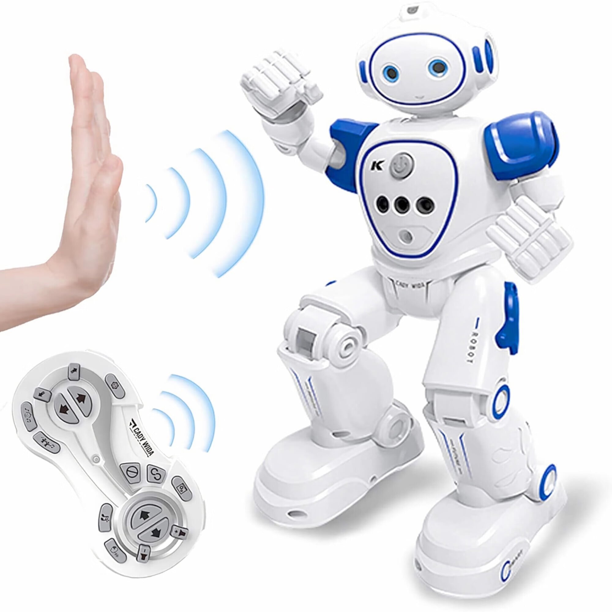 Eterstarly Gesture Sensing Robot Toys for Kids, RC Intelligent Programmable Music Robot Toys for 6+ Year Old Boys Girls Ideal Christmas Birthday Gift Eterstarly