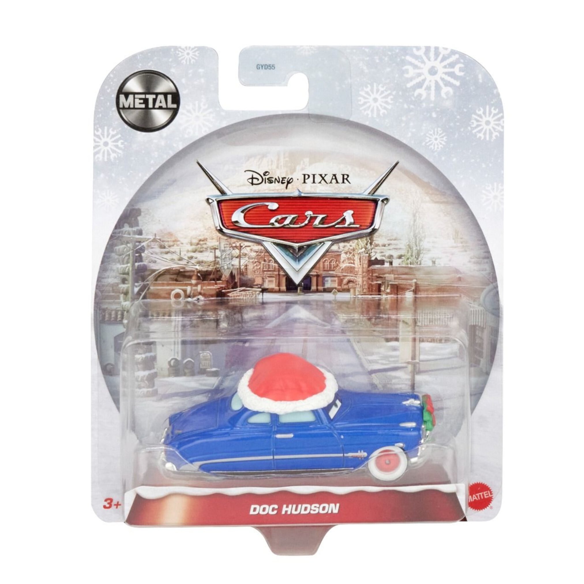 Cars Disney Pixar, Doc Hudson Winter Metal Edition Play Vehicle, 1.55 Scale, Perfect Car Toy For Children 3 Years & Up Disney Pixar