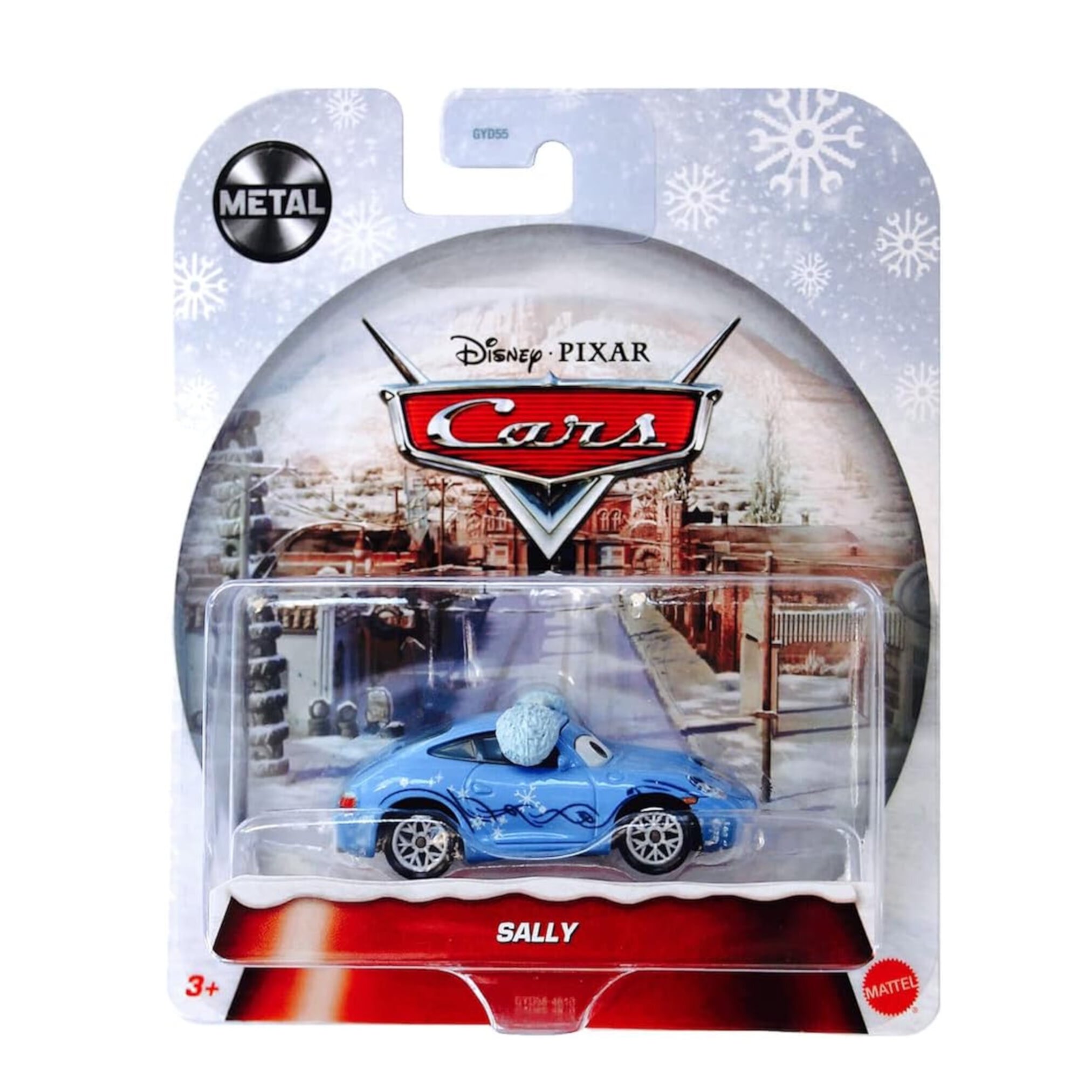 Cars Disney Pixar, Sally Winter Metal Edition Play Vehicle, 1.55 Scale, Perfect Car Toy For Children 3 Years & Up Disney Pixar