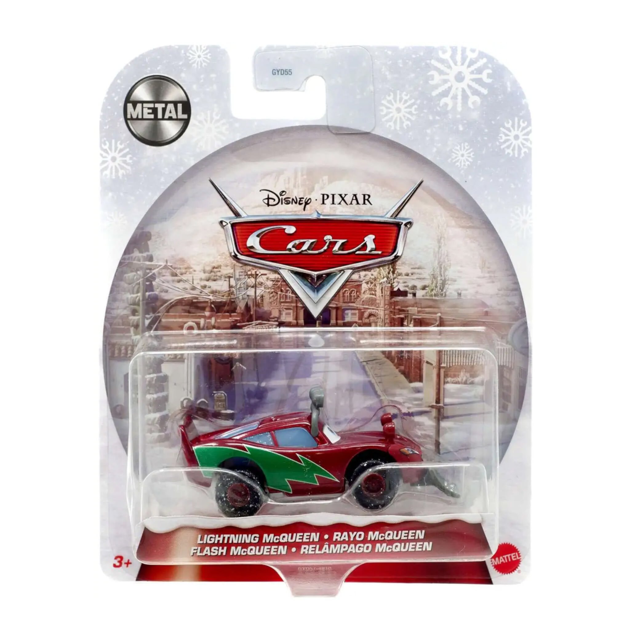 Cars Disney Pixar, Lightning Mcqueen Winter Metal Edition Play Vehicle, 1.55 Scale, Perfect Car Toy For Children 3 Years & Up Disney Pixar