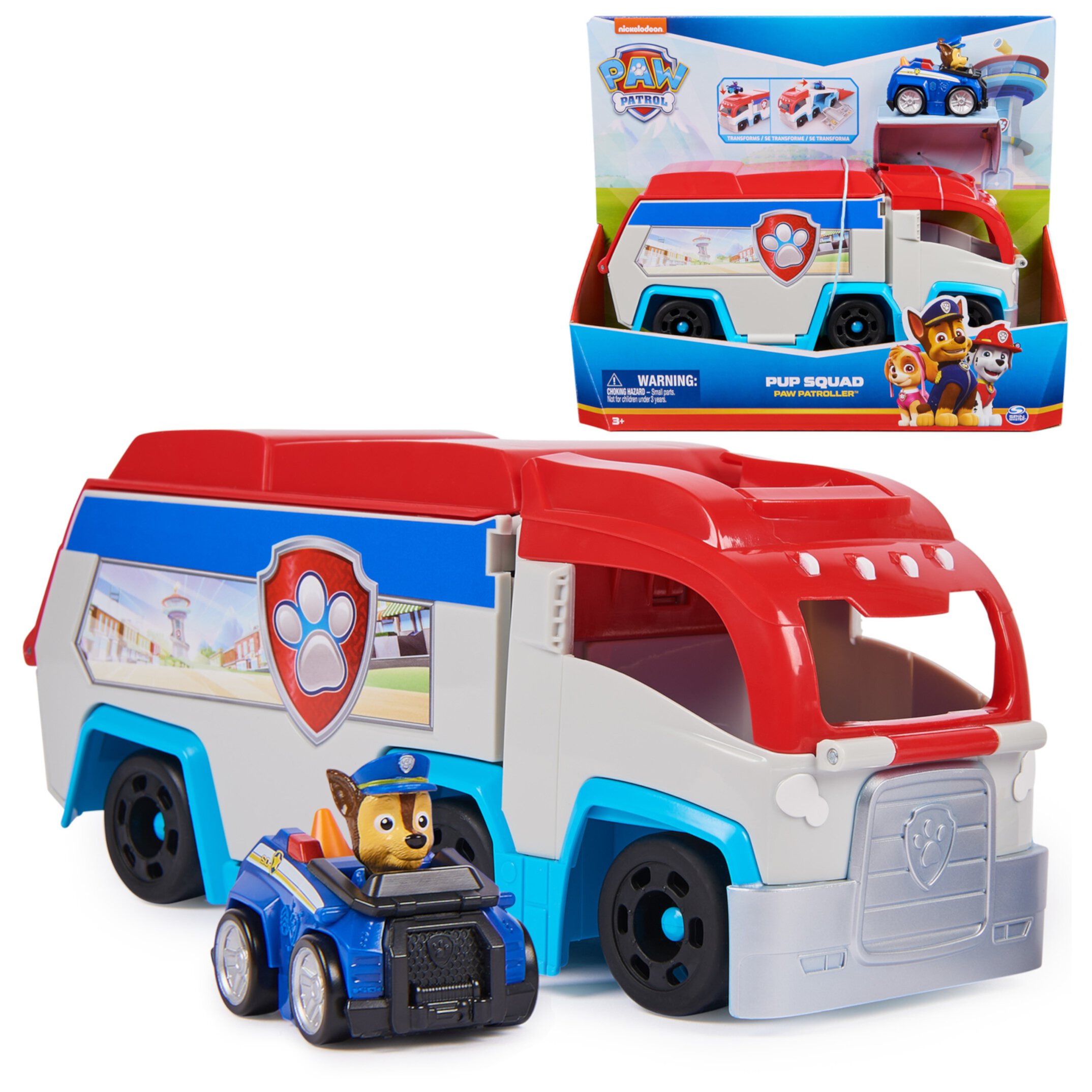 PAW Patrol: Pup Squad Patroller with Chase Vehicle for Kids Ages 3+ Paw Patrol