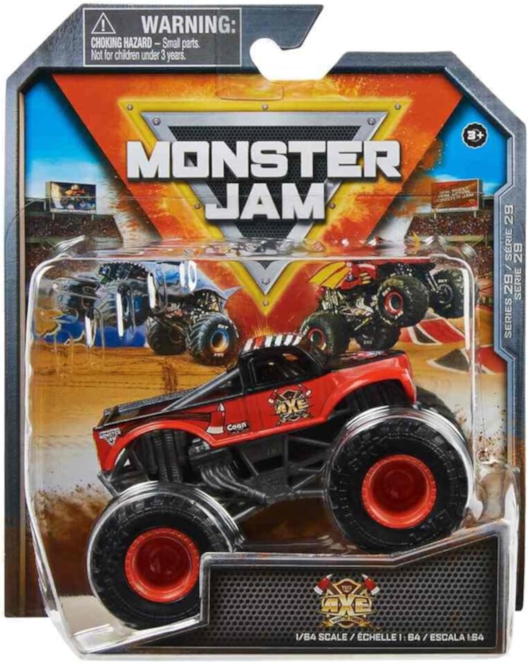 Monster Jam 2023 Spin Master 1:64 Diecast Truck Series 29 Arena Favorites Axe Monster Jam