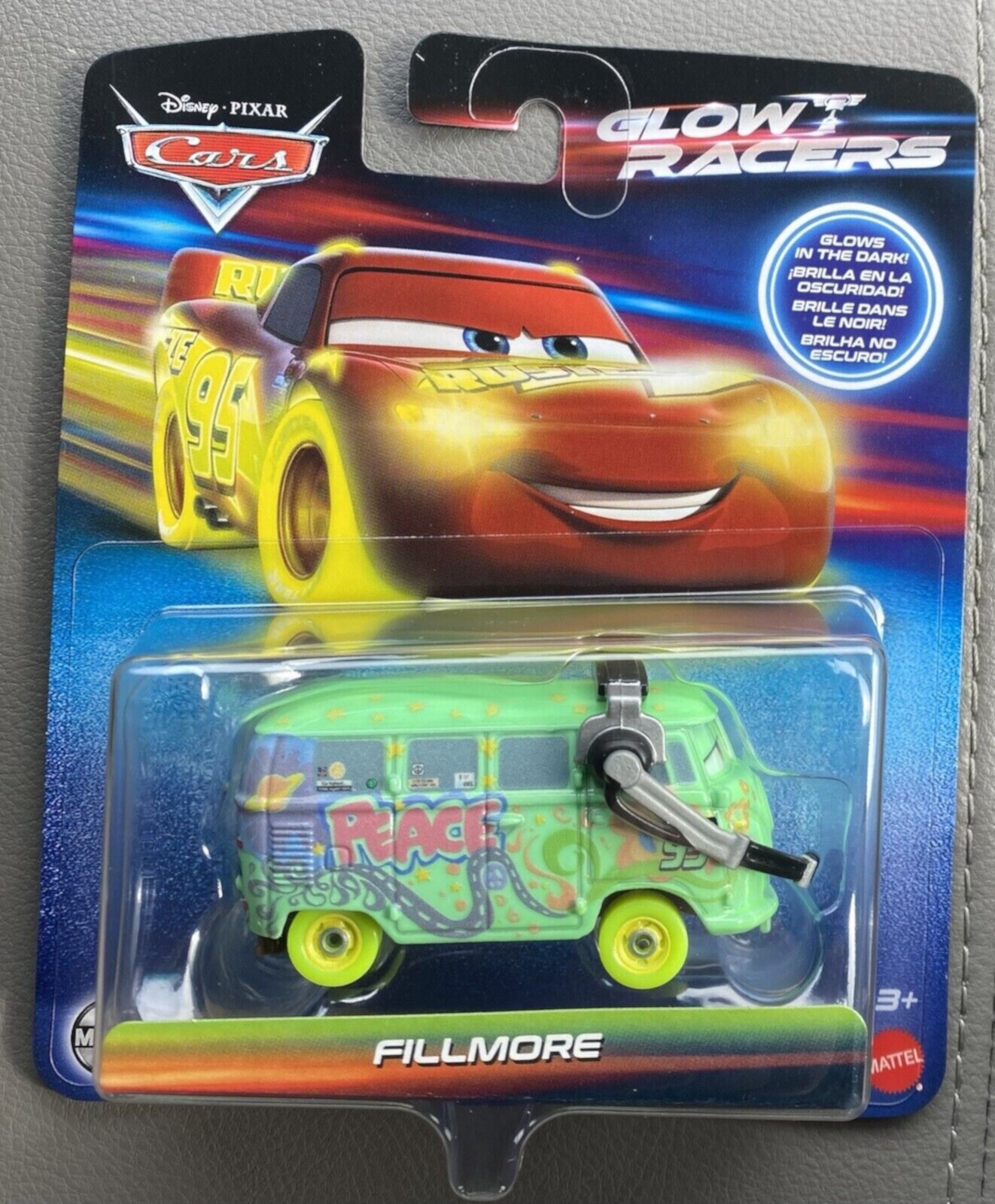 Fillmore Disney Cars Glow Racers 1/55 Scale Diecast Mattel