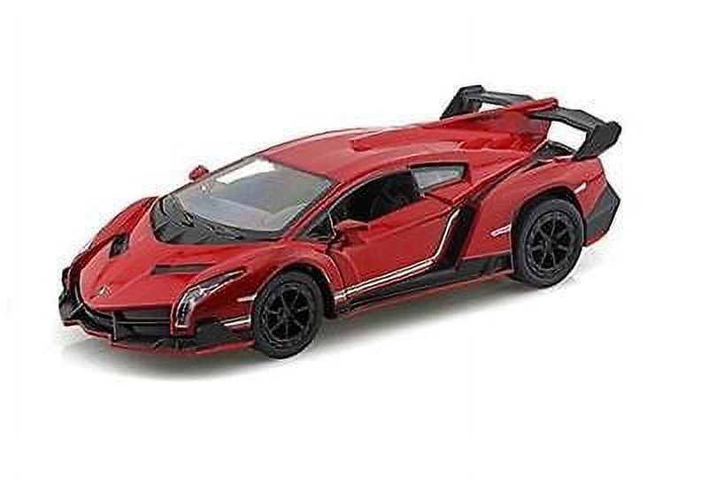 5" Kinsmart Lamborghini Veneno Diecast Model Toy Car 1:36 Red KiNSMART