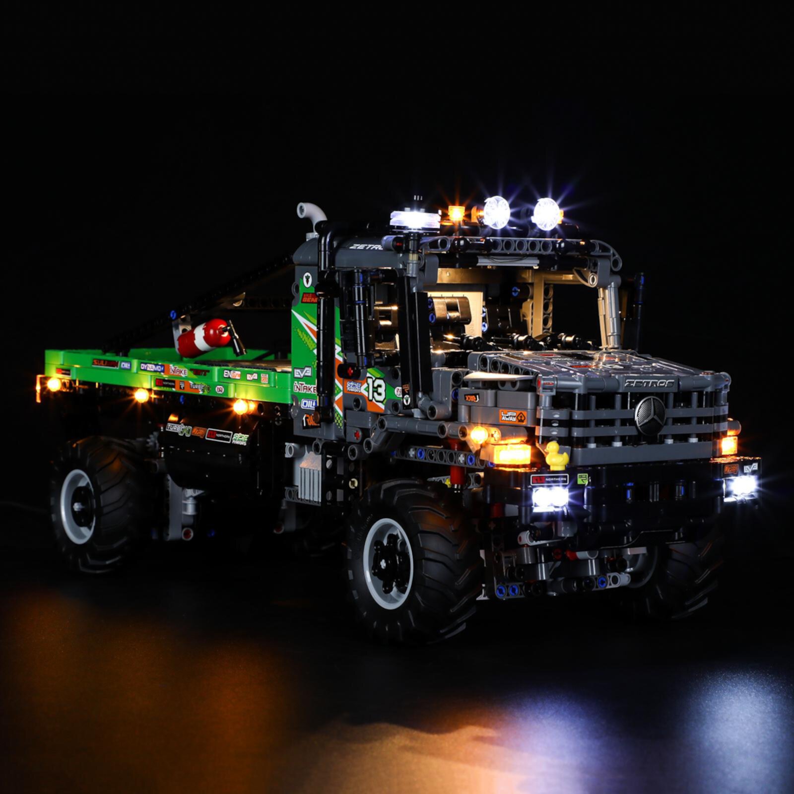 LIGHTAILING Juego de Iluminación Led para Modelo de Bloques de Construcción de Camión de Prueba 4x4 Mercedes-Benz Zestros, Kit de Luces Compatible con Legos 42129 (No Incluye el Juego de Construcción) Lightailing