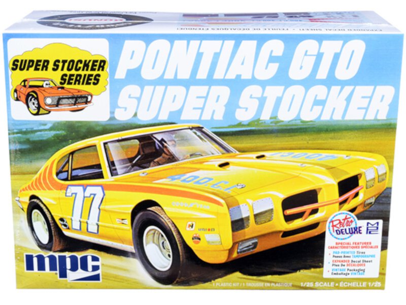 Skill 2 Model Kit 1970 Pontiac GTO Super Stocker 1/25 Scale Model by MPC MPC