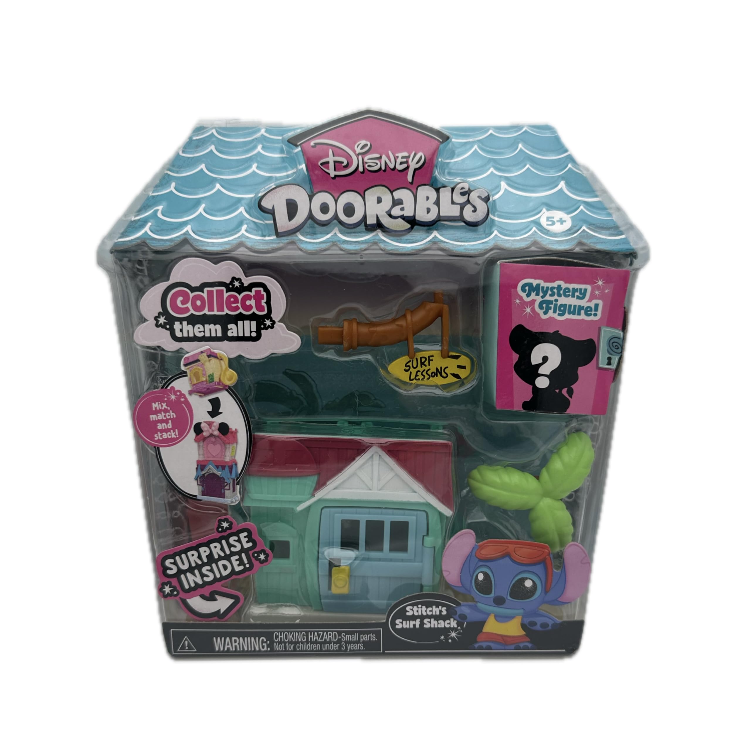 Disney Doorables Mini Playset Stitch’s Surf Shack, Ages 5 + Disney