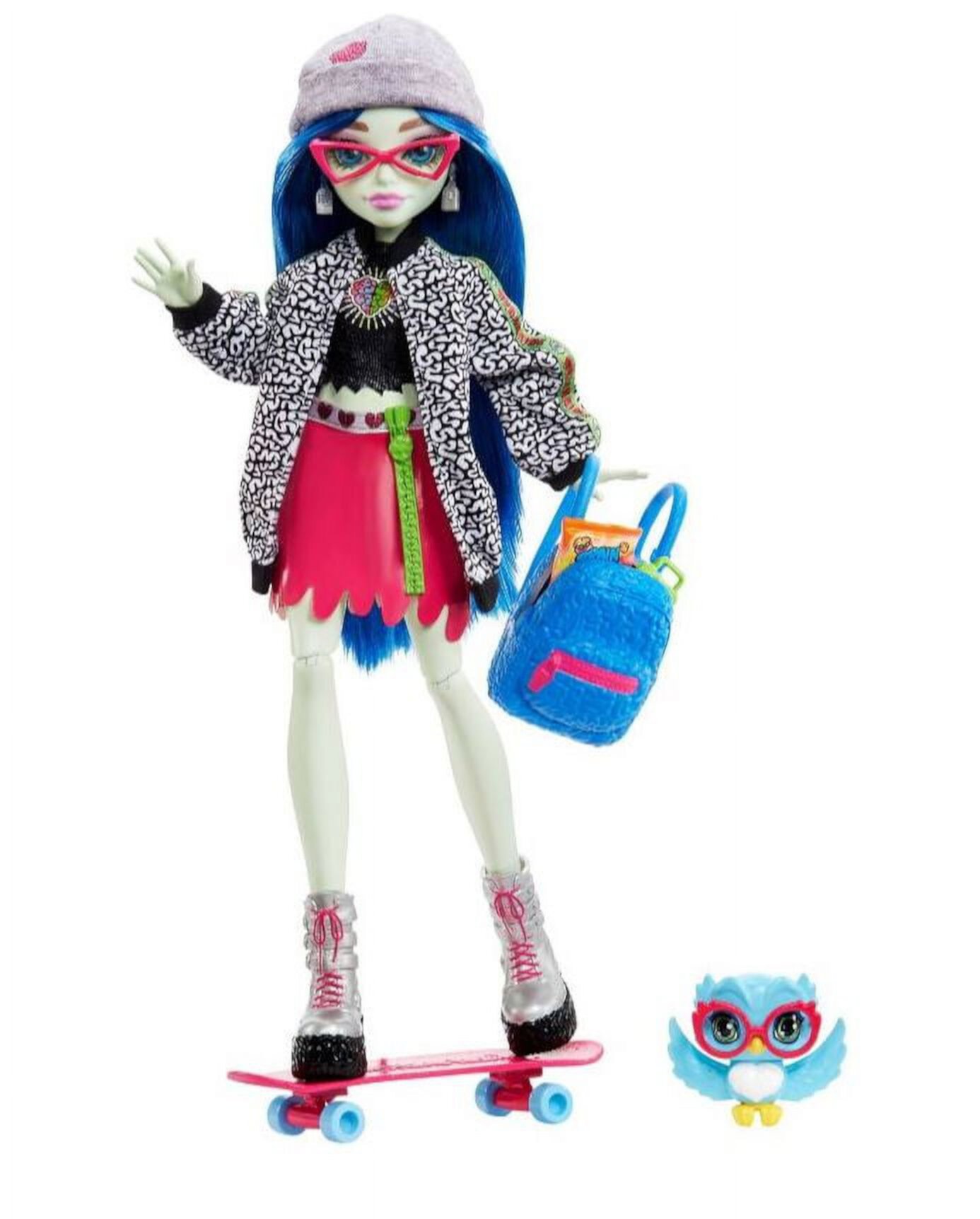 Monster High Ghoulia Yelps Doll With Pet And Accessories 2023 Mattel HHK58 Monster High