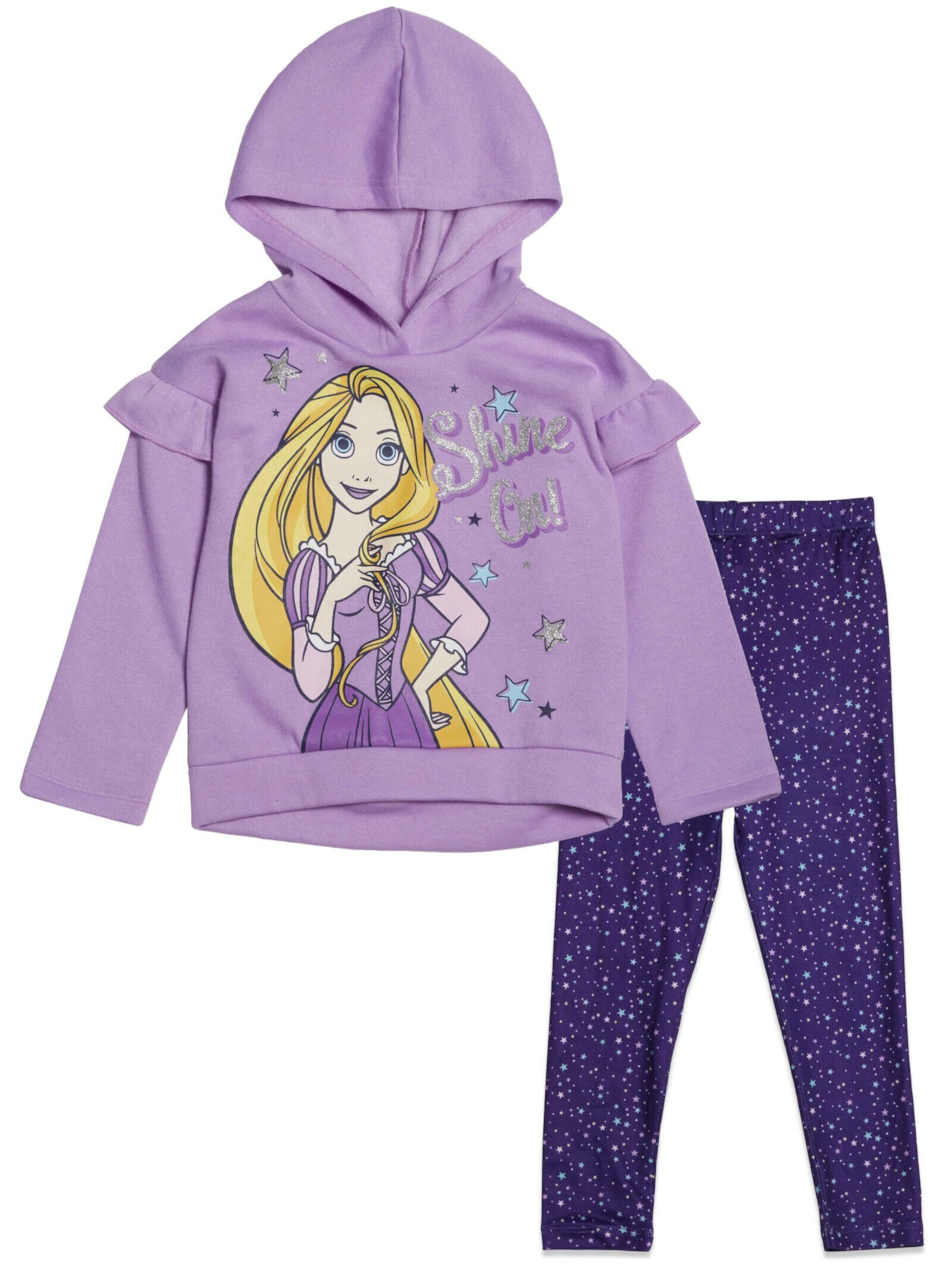 Disney Princess Jasmine Toddler Girls Pullover Fleece Hoodie and Leggings Outfit Set Infant to Big Kid Disney Princess