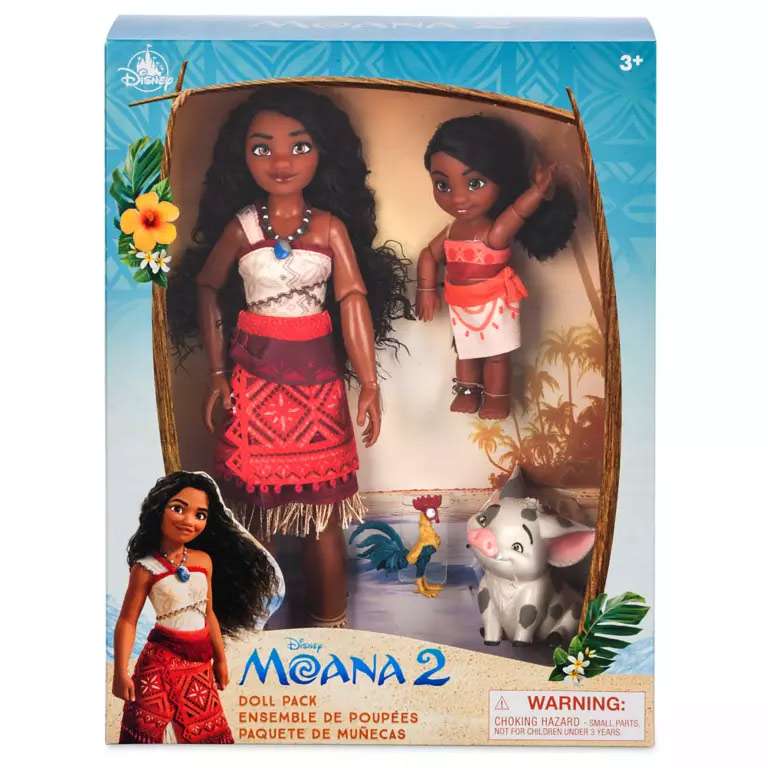 Moana 2 Moana,Simea, Pua & Hei Hei Doll Set Disney