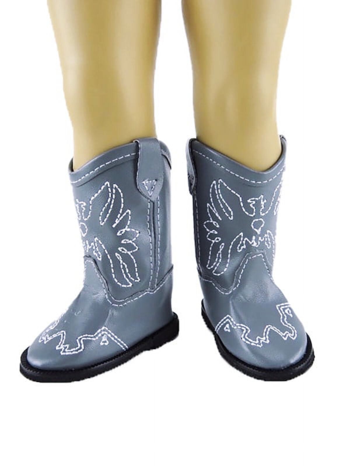 Black Eagle Cowgirl Western Boots for 18-Inch Dolls American Fashion World