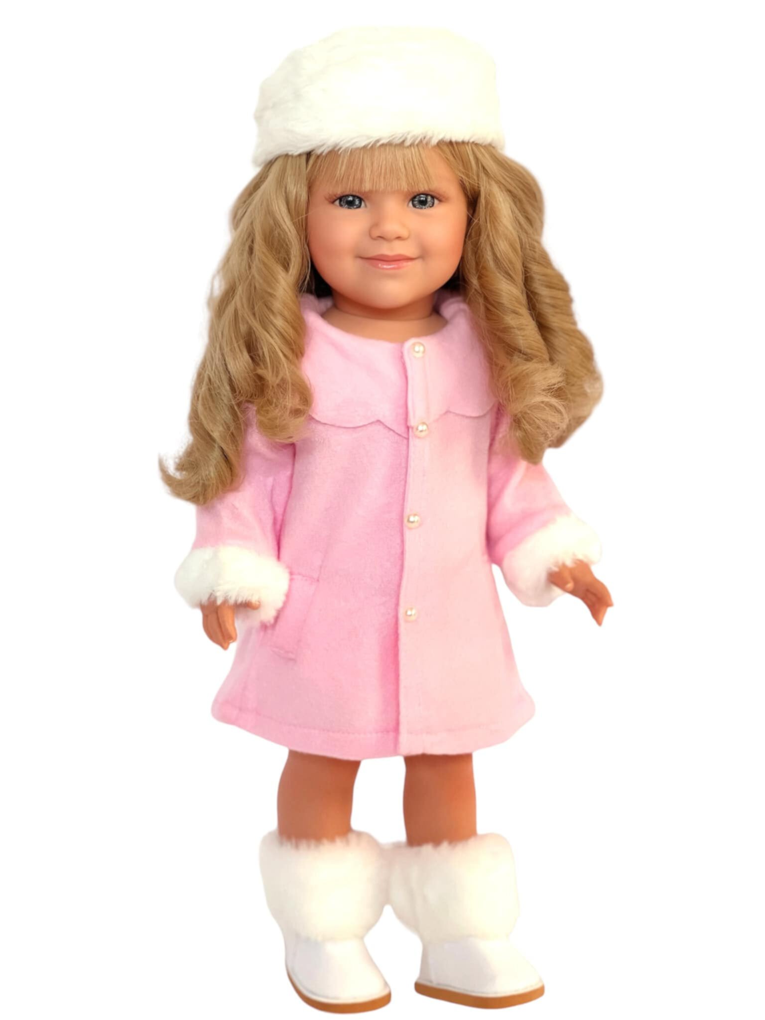 18 inch Doll Clothes- Pink Winter Coat Fits 18 Inch Dolls My Brittany's