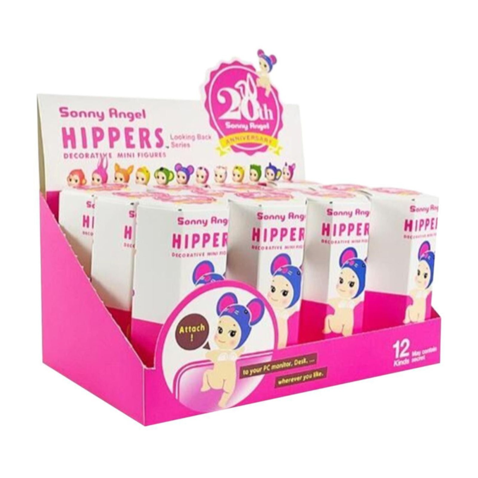 Sonny Angel HIPPERS Dreaming Series - Original Mini Figure/Limited Edition - Set of 12 Sealed Blind Boxes - Surprise Random Figures - Cute Phone Accessories for Christmas and Birthday Gifts GBRCGHM