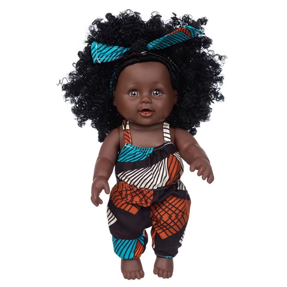 A-Waroom Black Dolls 12 inch Black African American Doll Baby Doll for Kids Perfect for Birthday Gift A-Waroom