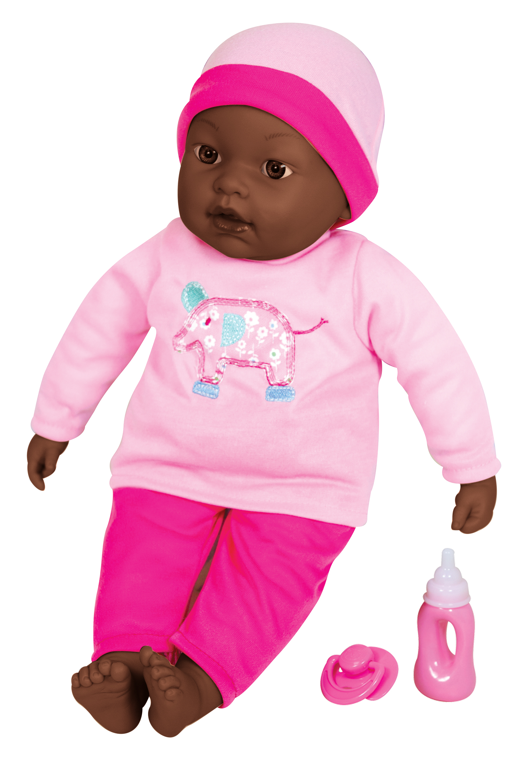 Lissi Baby Beatrice 16 inch Interactive African American Baby Doll W / 7 Functions Lissi