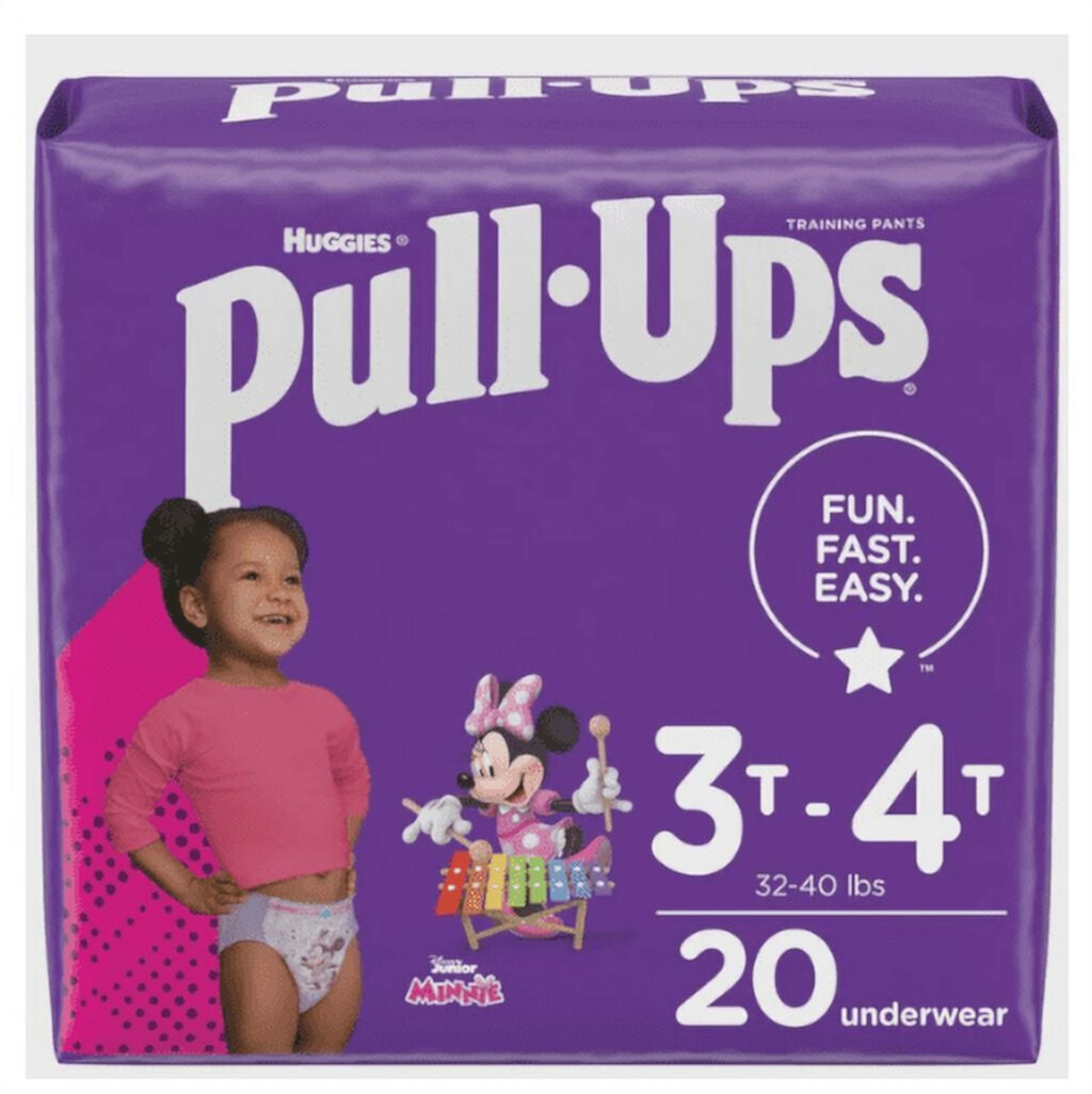 Pull-Ups Girls' Potty Training Pants Size 6; 4T-5T; 17 Ct Pull-Ups