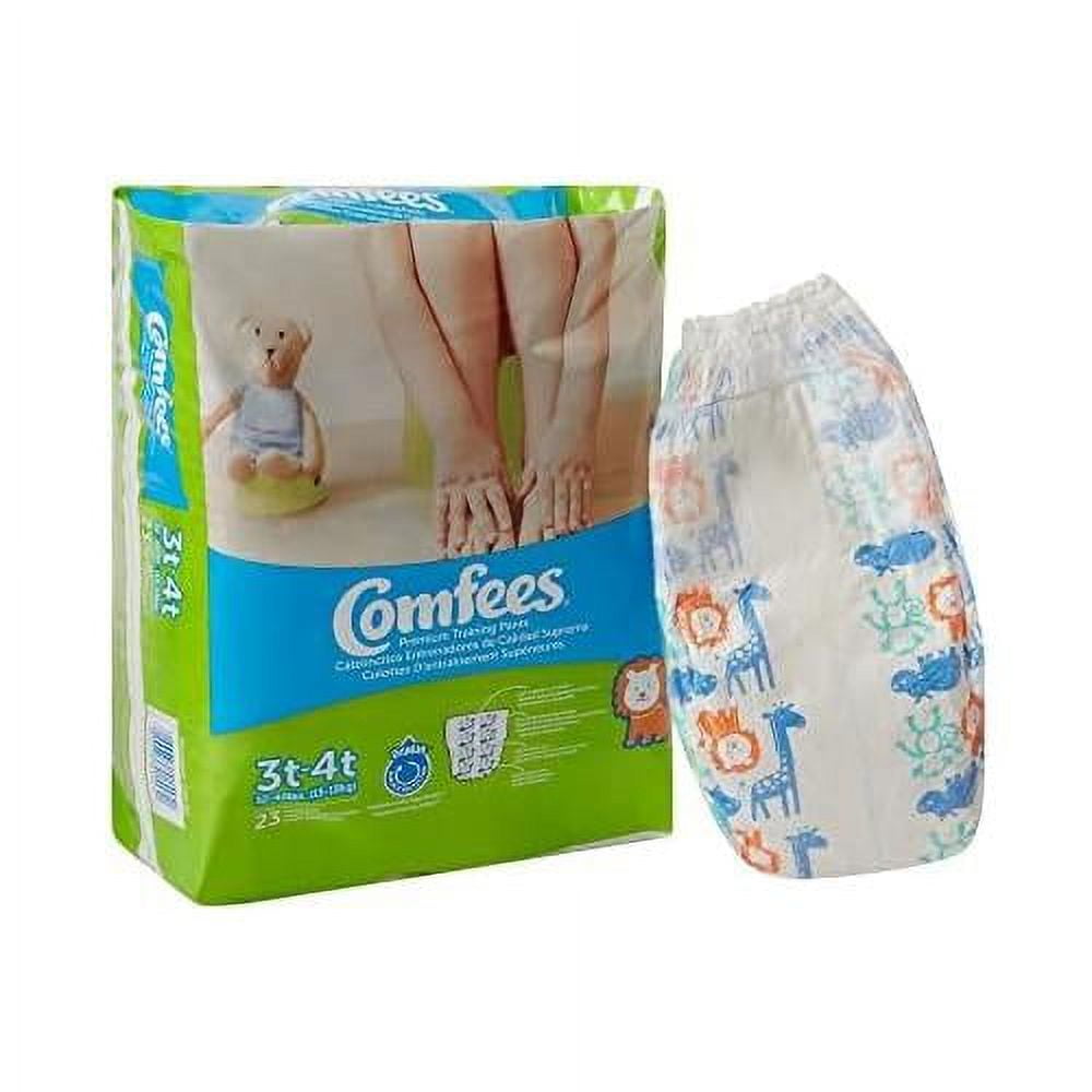 Comfees Toddler Training Pants Pull On 3T to 4T Disposable Moderate Absorbency, CMF-B3 - CASE of 138 Comfees