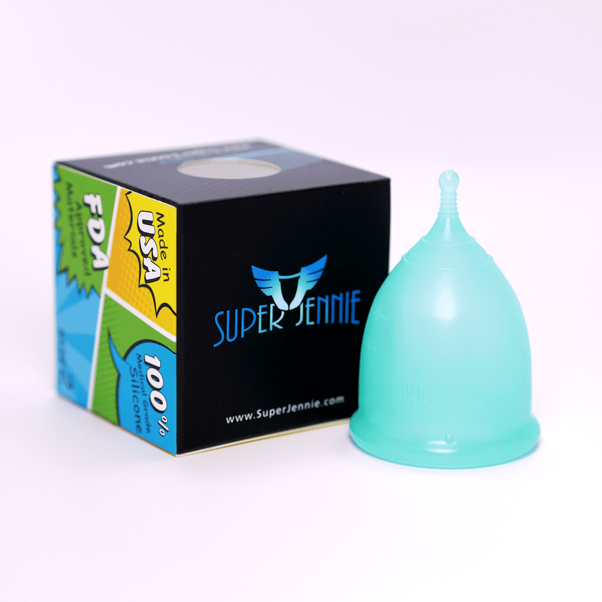 Super Jennie Menstrual Cup - Clear, Small Super Jennie