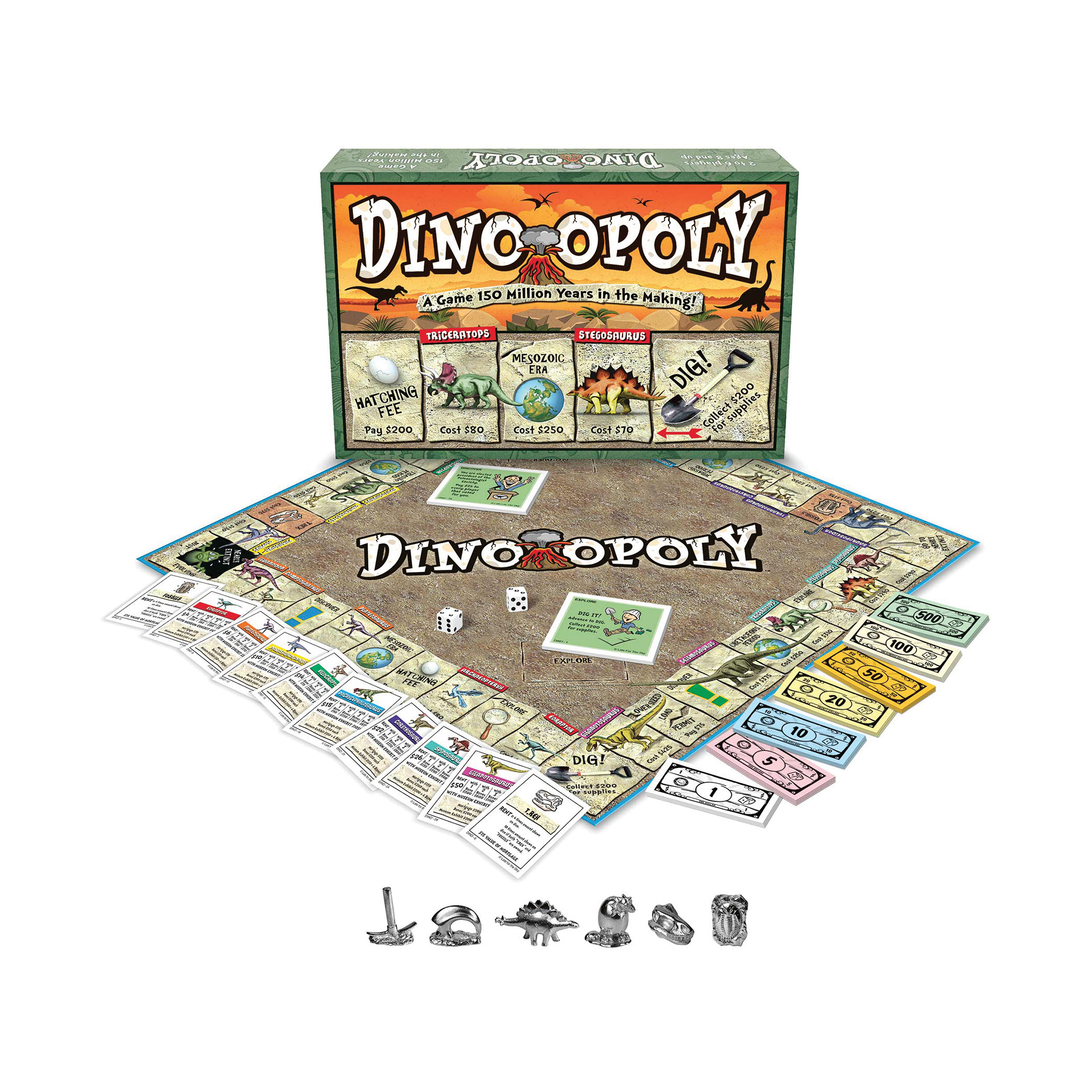 Outset Media Dino-Opoly Board Game Outset Media