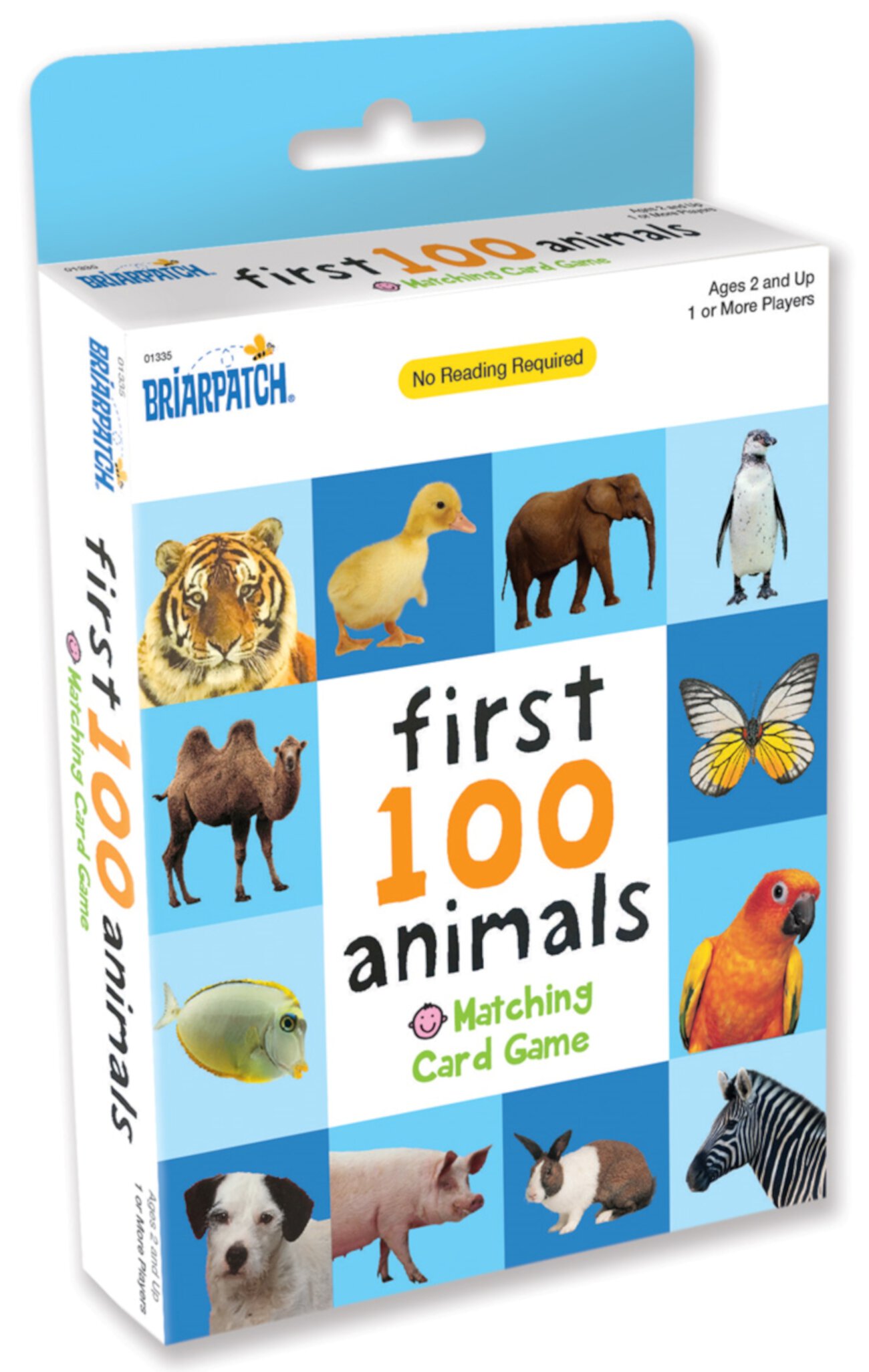 First 100 Animals Matching Card Game University Games