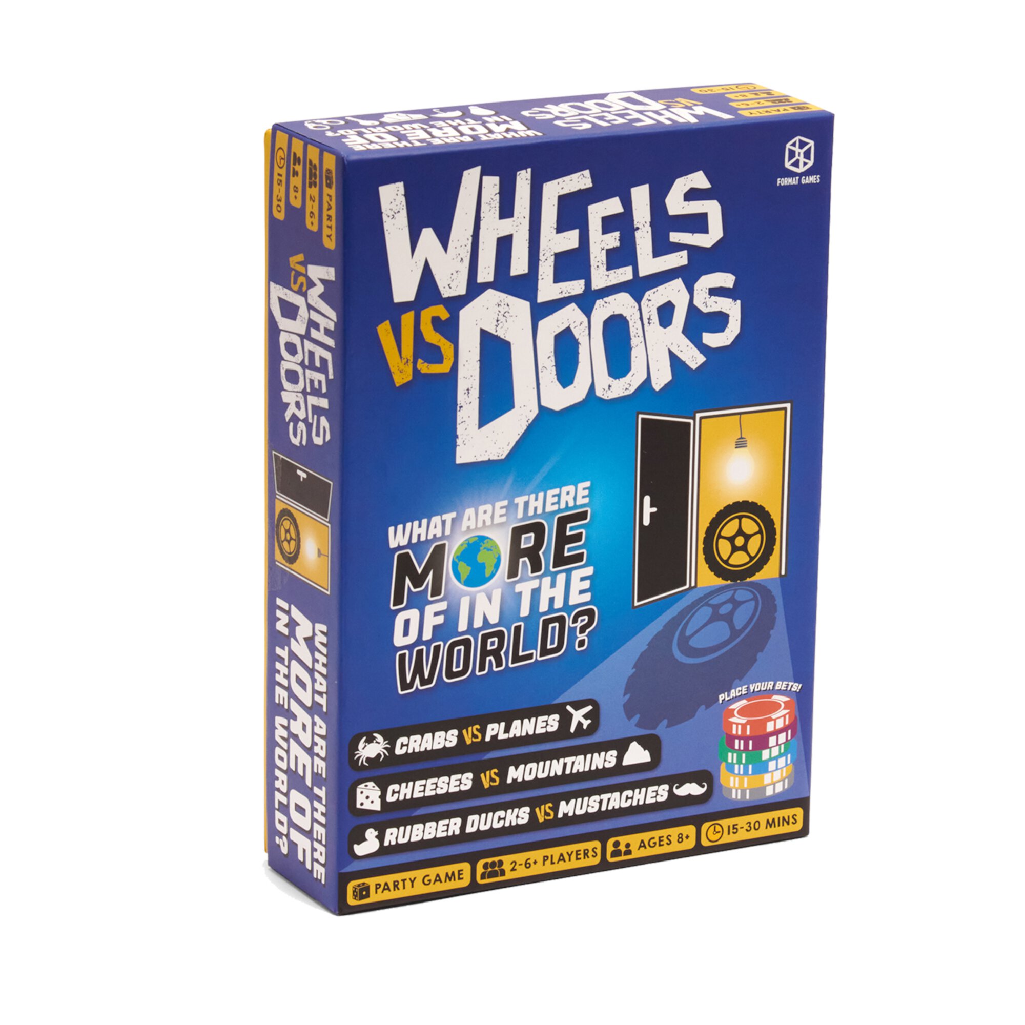 Wheels vs Doors Party Game for Ages 8 and up, from Asmodee Asmodee