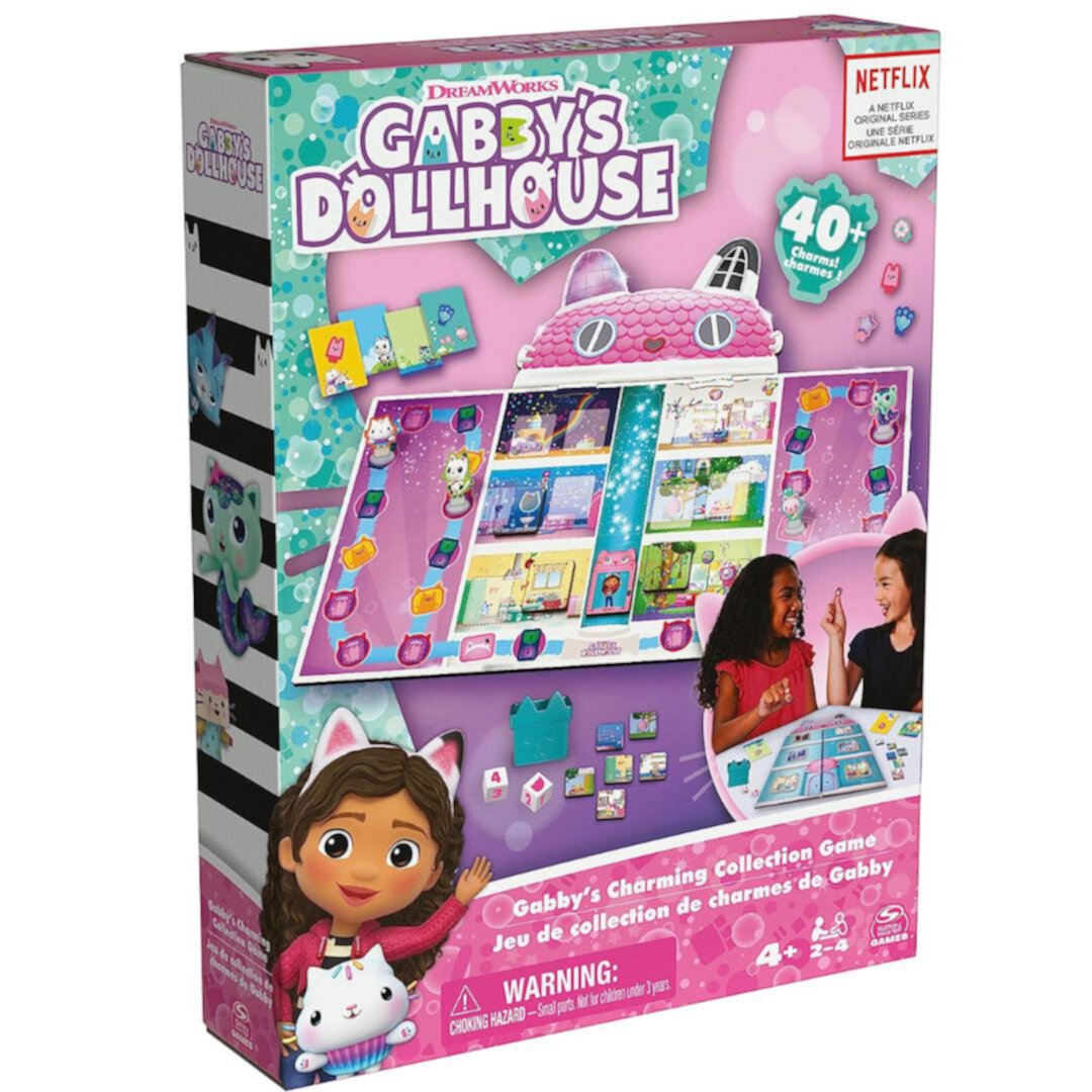 Gabby’s Dollhouse, Charming Collection Game Board Game Dreamworks