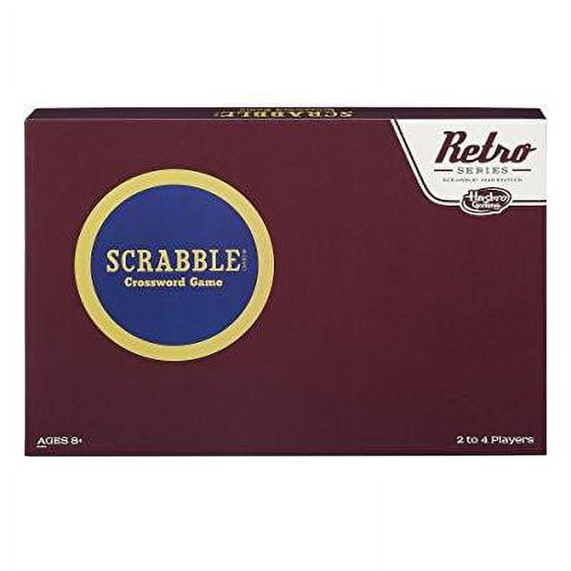 Настольная игра Scrabble 1949 года: 100 деревянных плиток, 4 подставки, для 2-4 игроков Hasbro