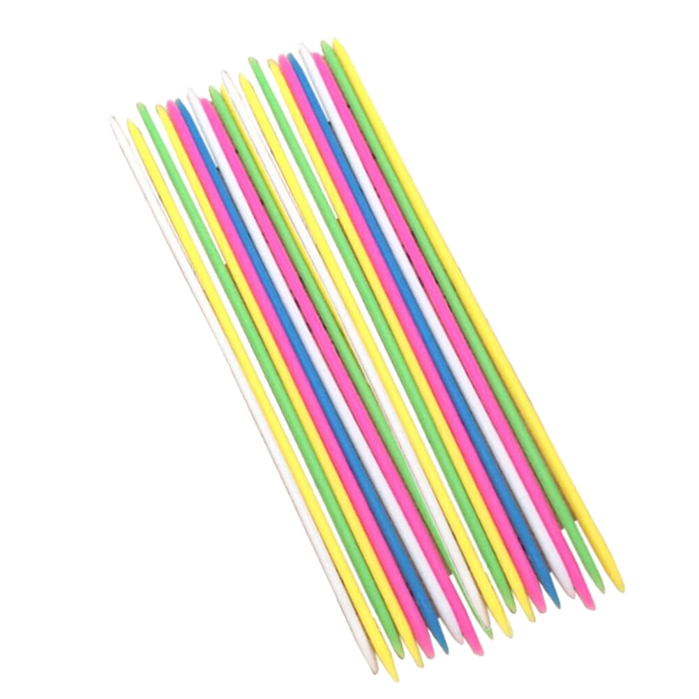 NUOLUX 30pcs Pick-up Sticks Parent-child Game Giant Pick Up Sticks Game Great Fun Game for All Ages(Mixed Color) NUOLUX