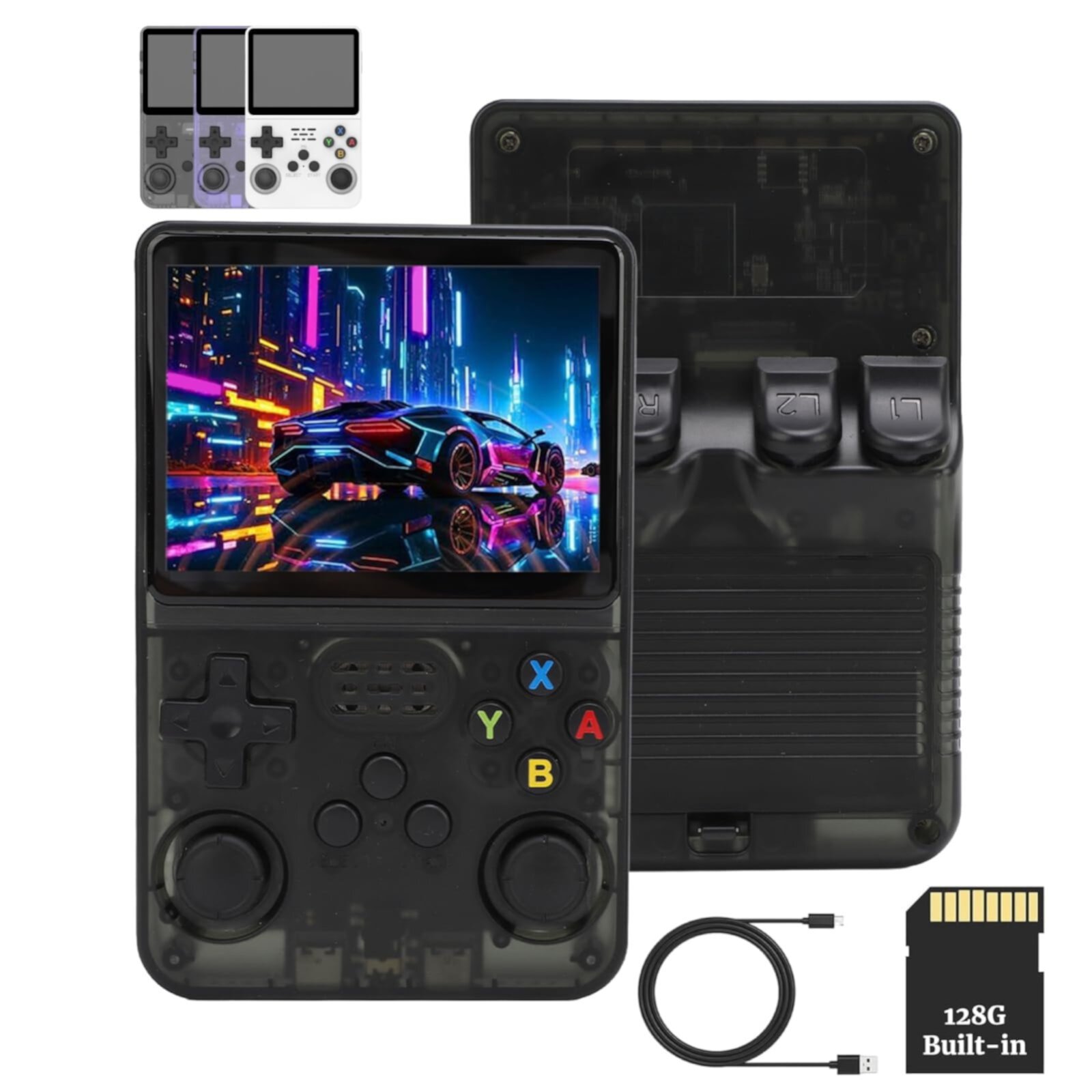 Ke1Clo R36s Handheld Game Console, 15000+ HD Games Mini Portable Video Game Console, 3.5-Inch Ips Screen, 64g/128g Memory Card, 3000mah Battery Sales Online Shopping Today’S Deal Ke1Clo