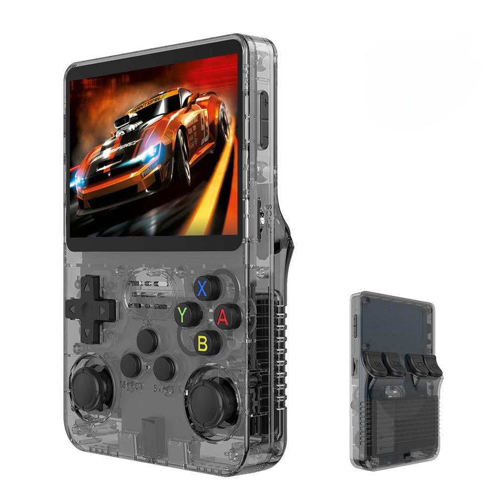 Retro Handheld Game with Dual OS Android 11 and Linux,RG353V with 64G TF Card Pre-installed 4452 Games Supports 5G WiFi 4.2 Bluetooth Online Fighting,Streaming and GoodfieId