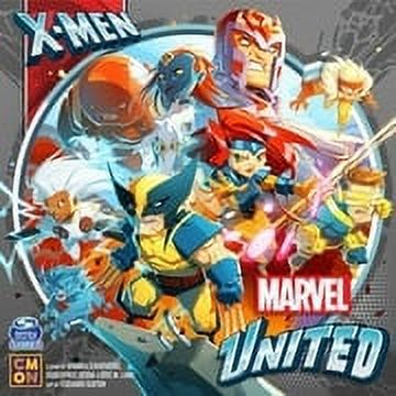 X-Men, Marvel United Board Game with Cards and Collectible Hero Villain Figurines Party Fun Movie Challenge, for Kids & Adults Aged 14 and up Spin Master Games