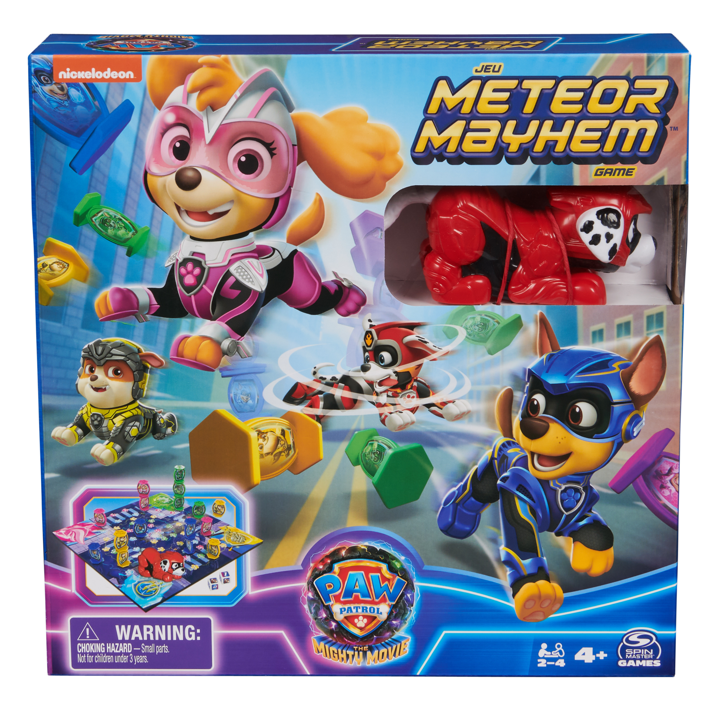 PAW Patrol: The Mighty Movie Meteor Mayhem Game | PAW Patrol Toys | Kids Toys| Gifts for Kids | PAW Patrol Movie 2 | Kids Games for Ages 4 and up Spin Master Games