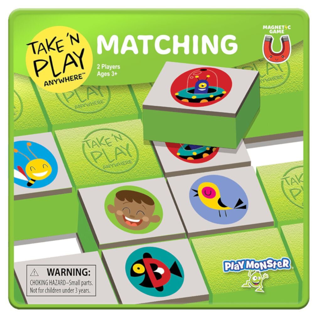 Take 'N' Play Anywhere Matching Magnetic Game | Bundle of 10 Each PLAYMONSTER