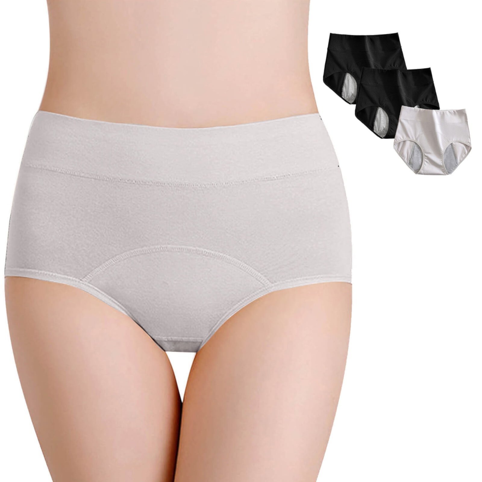 Женское Менструальное нижнее белье Rciityk High Waisted Period Underwear Rciityk