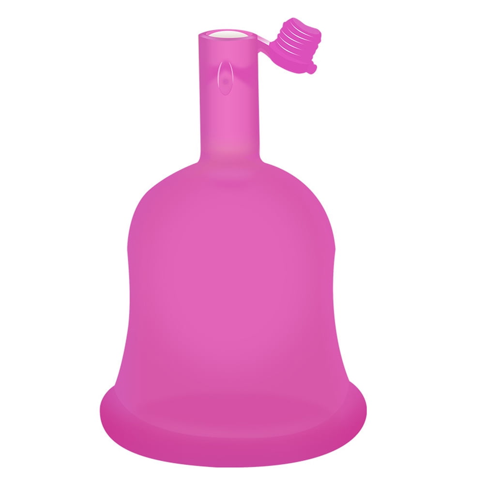 Lixi Silicone Menstrual Cup Monthly Menstrual Leak-proof Recyclable Collector for home (Transparent S Size) LIXI