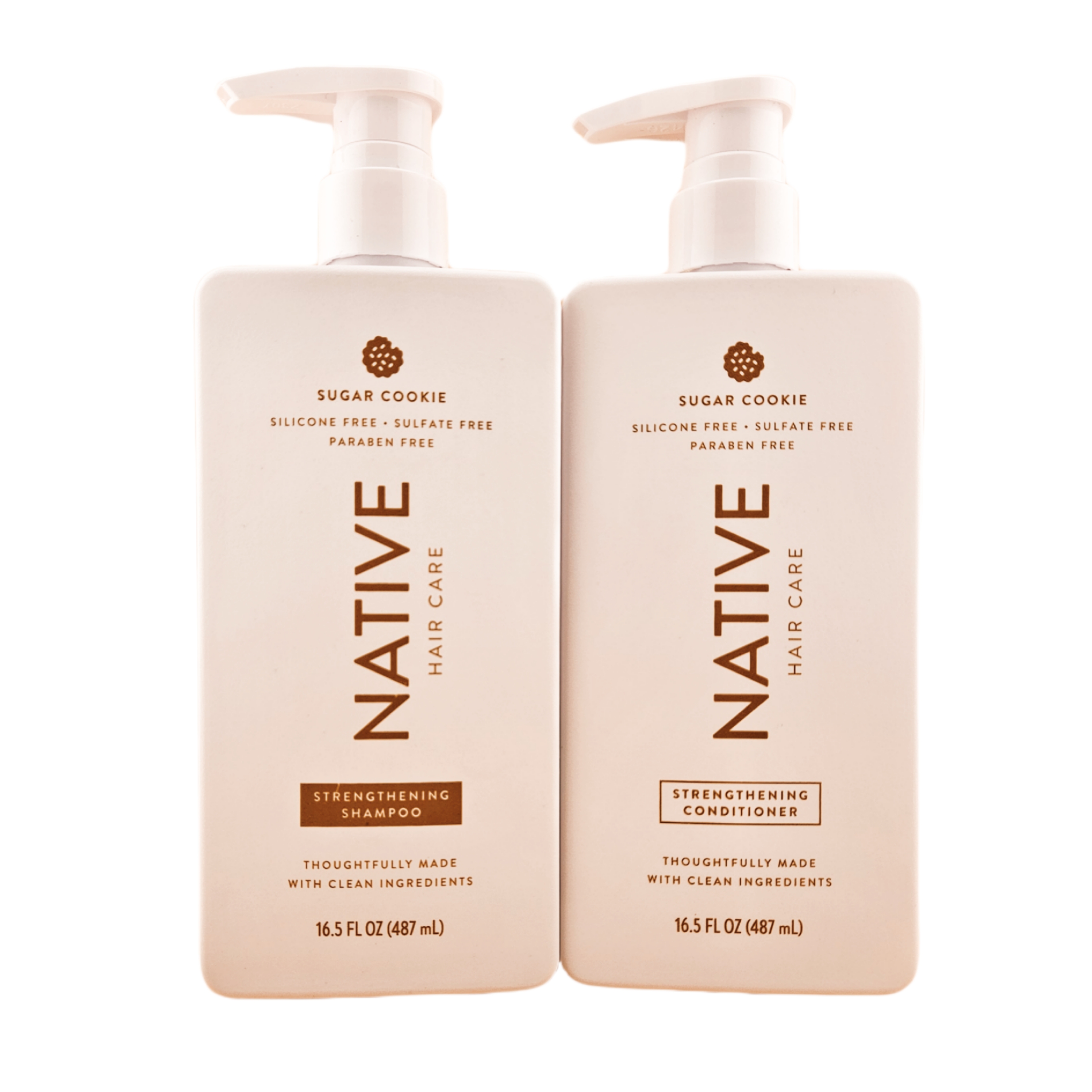 Native Limited Edition Sugar Cookie Moisturizing Shampoo, 16.5 fl oz & Moisturizing Conditioner, 16.5 fl oz Native