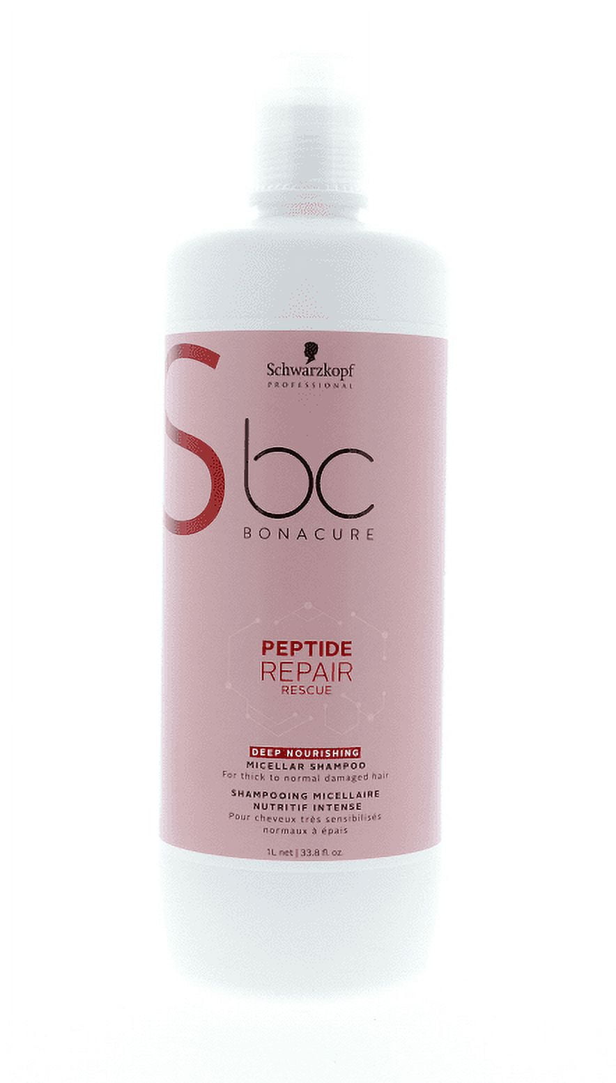 Schwarzkopf Bonacure Peptide Repair Rescue Nourishing Shampoo, 33.8 oz Schwarzkopf