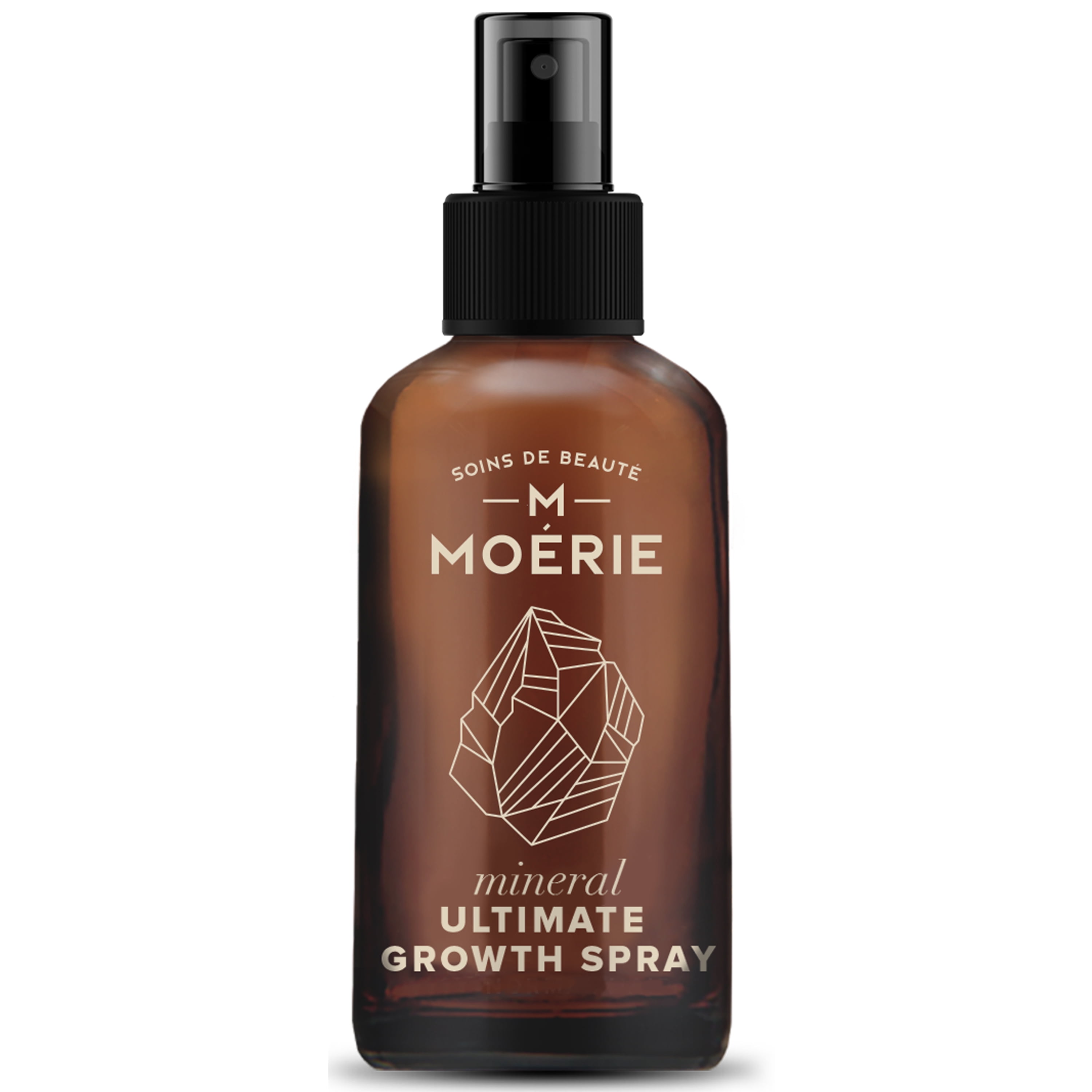 MOERIE Ultimate Mineral Hair Growth Spray – For Longer, Thicker, Fuller Hair - with Biotin & Caffeine - Hair Growth Products – Paraben Free – All Hair Types – Reverse Hair Loss - 2 Months Supply Moerie