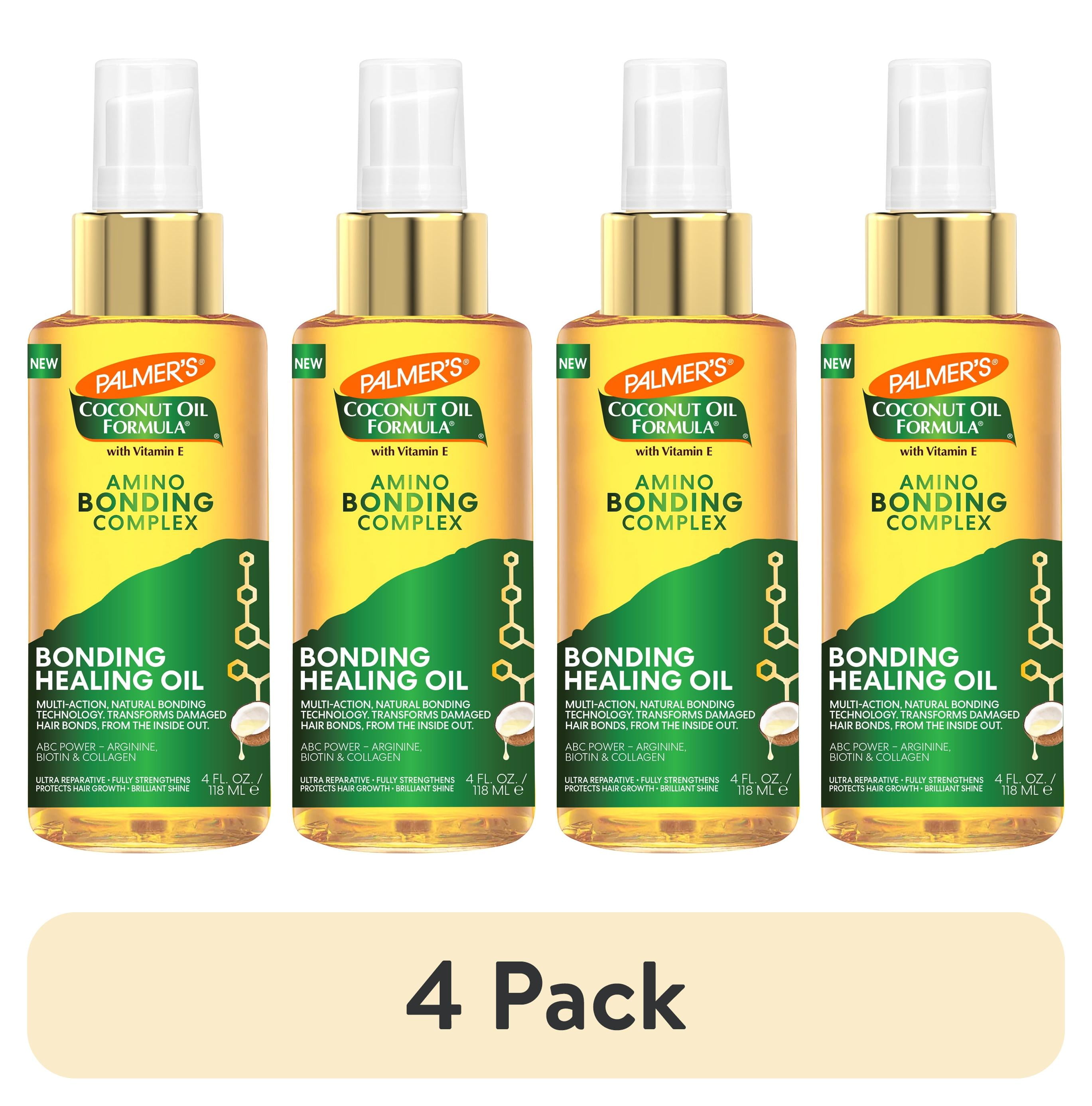 (4 pack) Palmer's Coconut Oil Formula​ Bonding Healing Oil​, 3.4  fl. oz.​ Palmer's