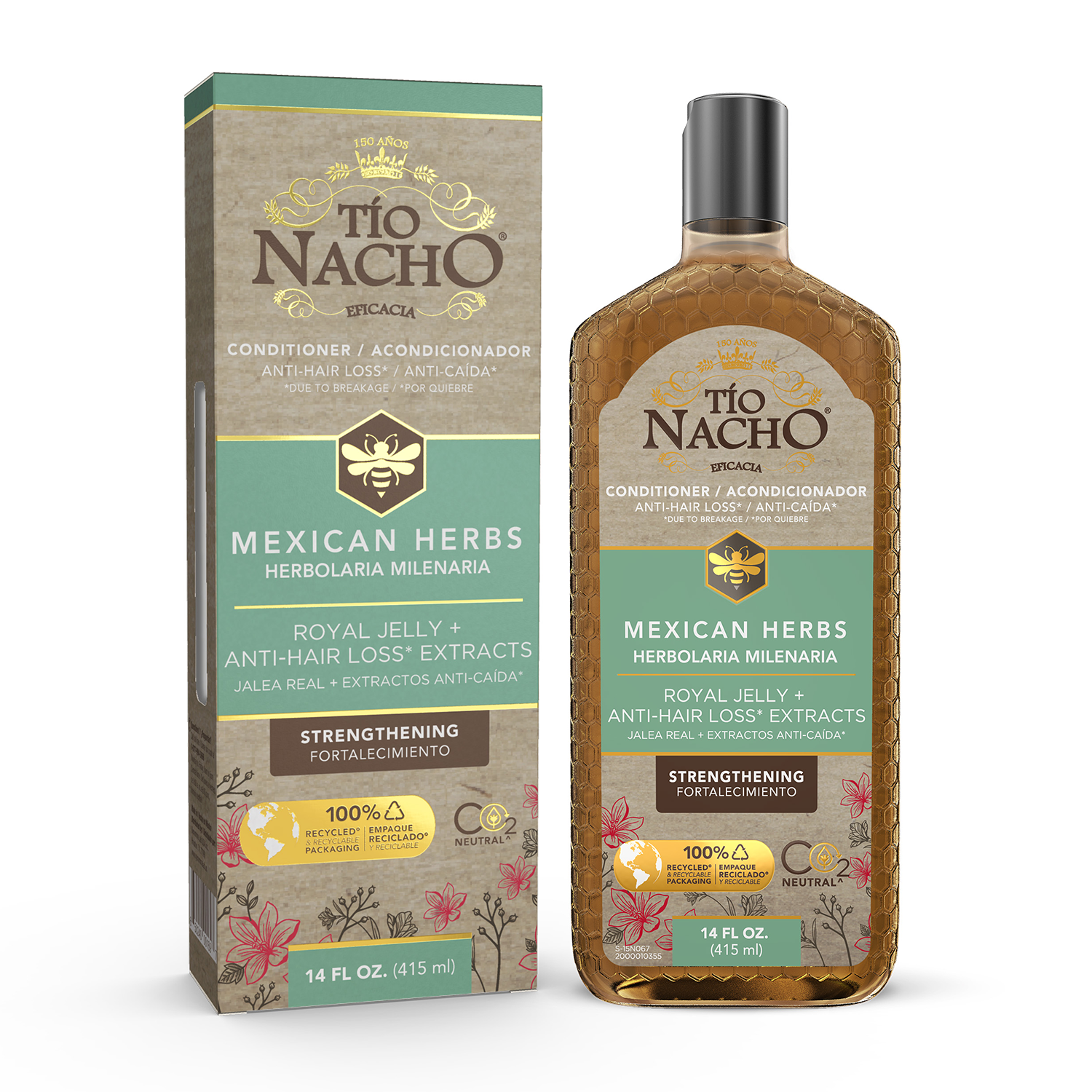 Tio Nacho Mexican Herbs Strengthening & Volumizing Daily Conditioner, 14 fl oz Tio Nacho