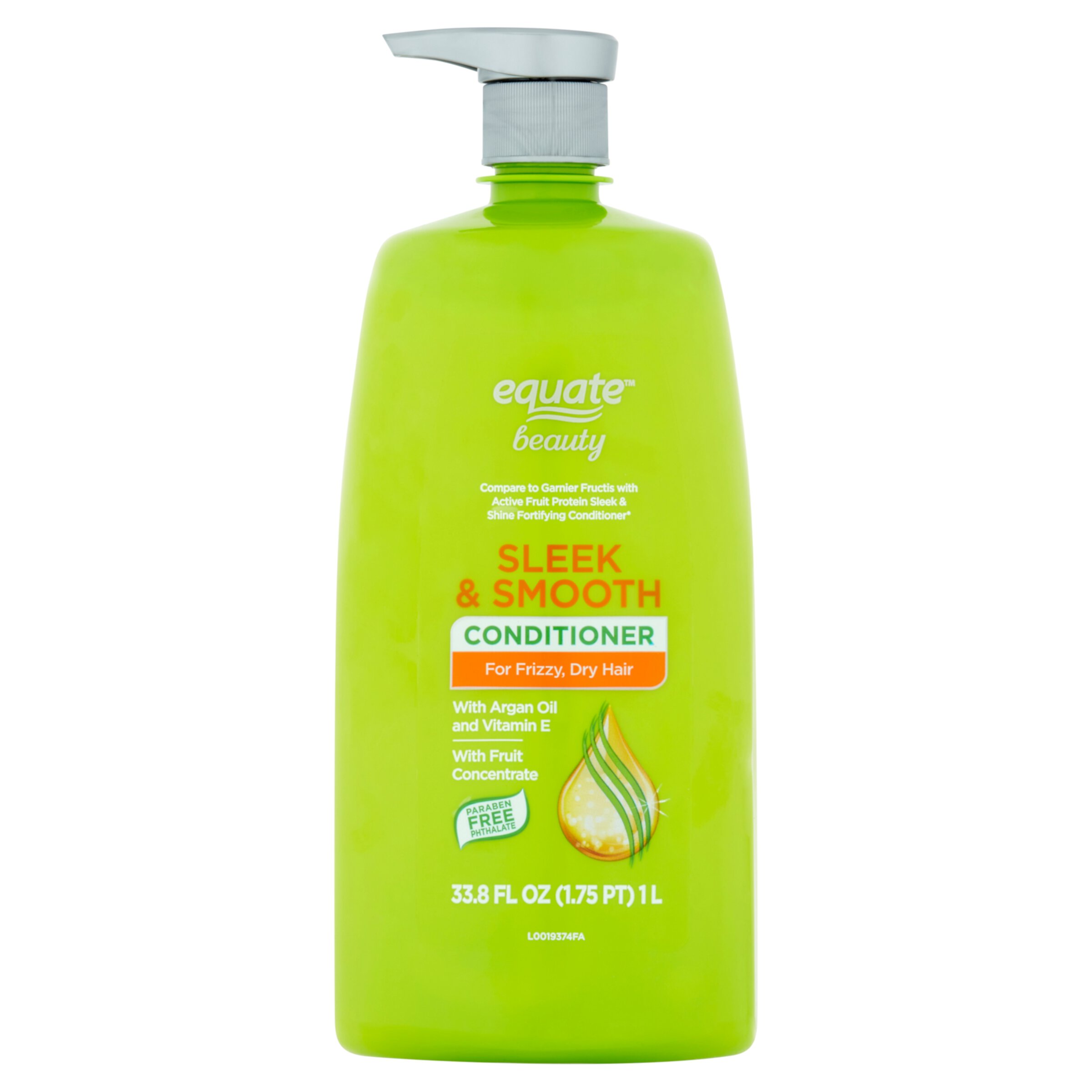 Equate Sleek & Smooth Conditioner, 33.8 fl oz Equate