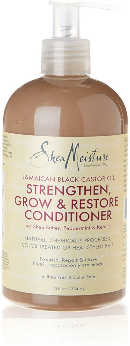 Shea Moisture Jamaican Black Castor Oil Strengthen, Grow, & Restore Conditioner, 13 oz (Pack of 2) SheaMoisture