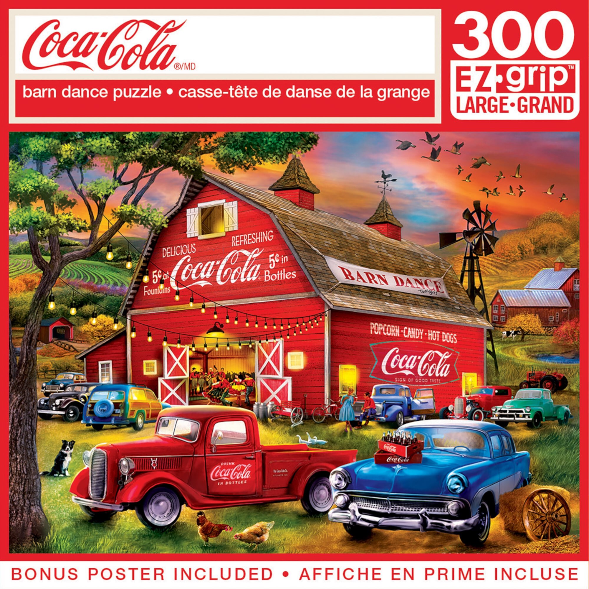 MasterPieces 300 Piece EZ Grip Puzzle - Coke Collector's Hideaway - 18"x24" MasterPieces