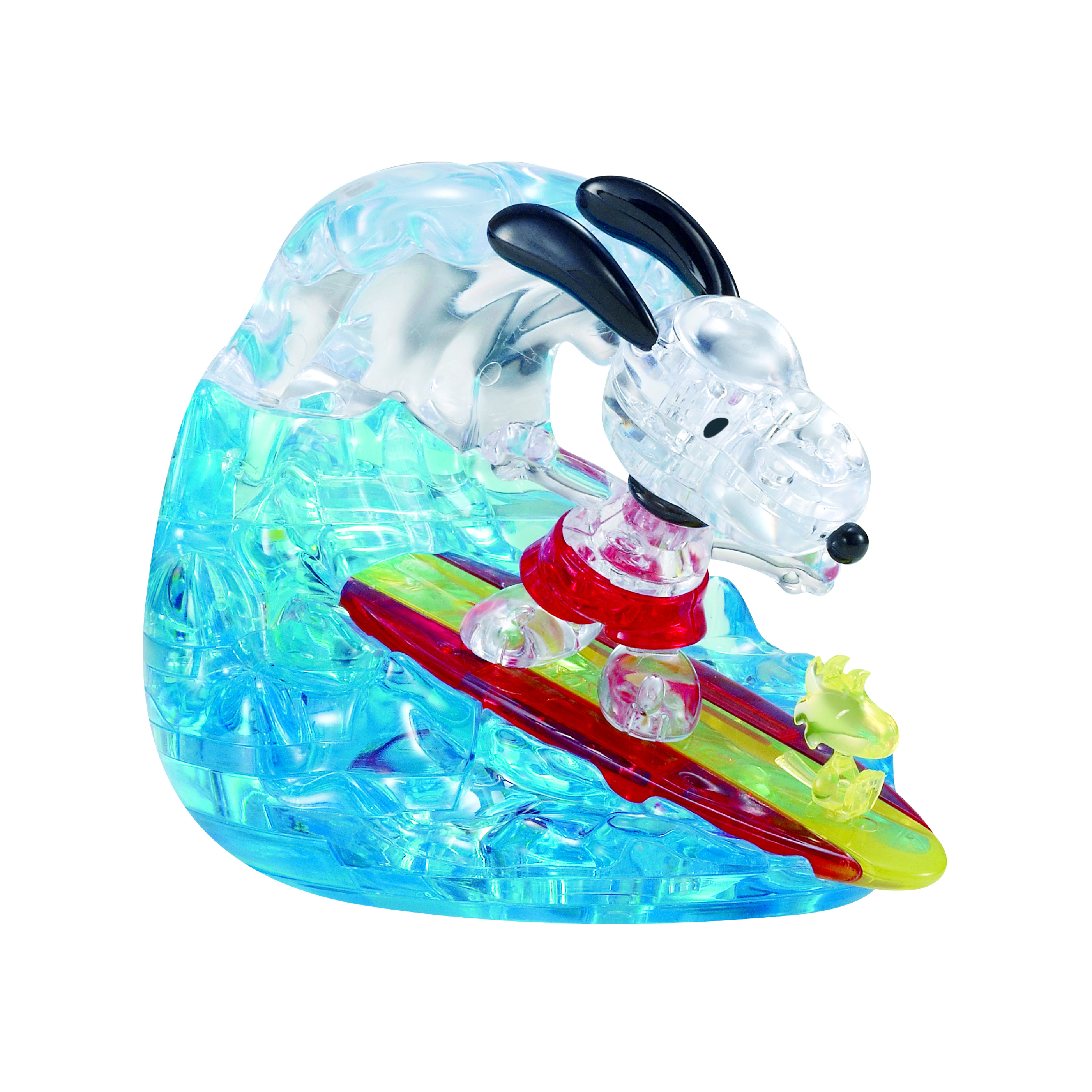 Peanuts Snoopy Surf Original 3D Crystal Puzzle by BePuzzled, Ages 12 and Up Original 3D Crystal Puzzles