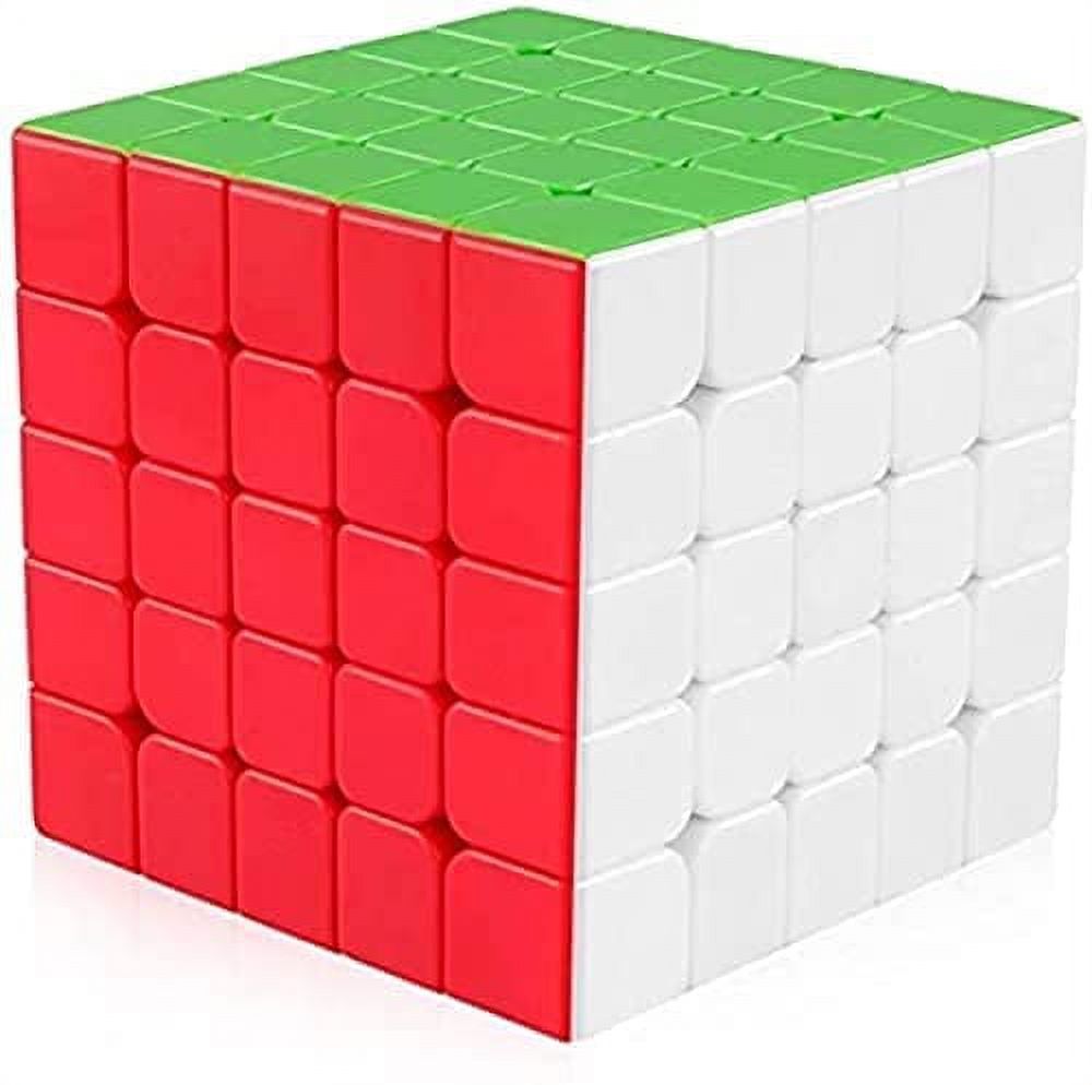 Coogam Qiyi 5x5 Speed Cube Stickerless Magic Puzzle Toy (Qizheng S Version) Coogam