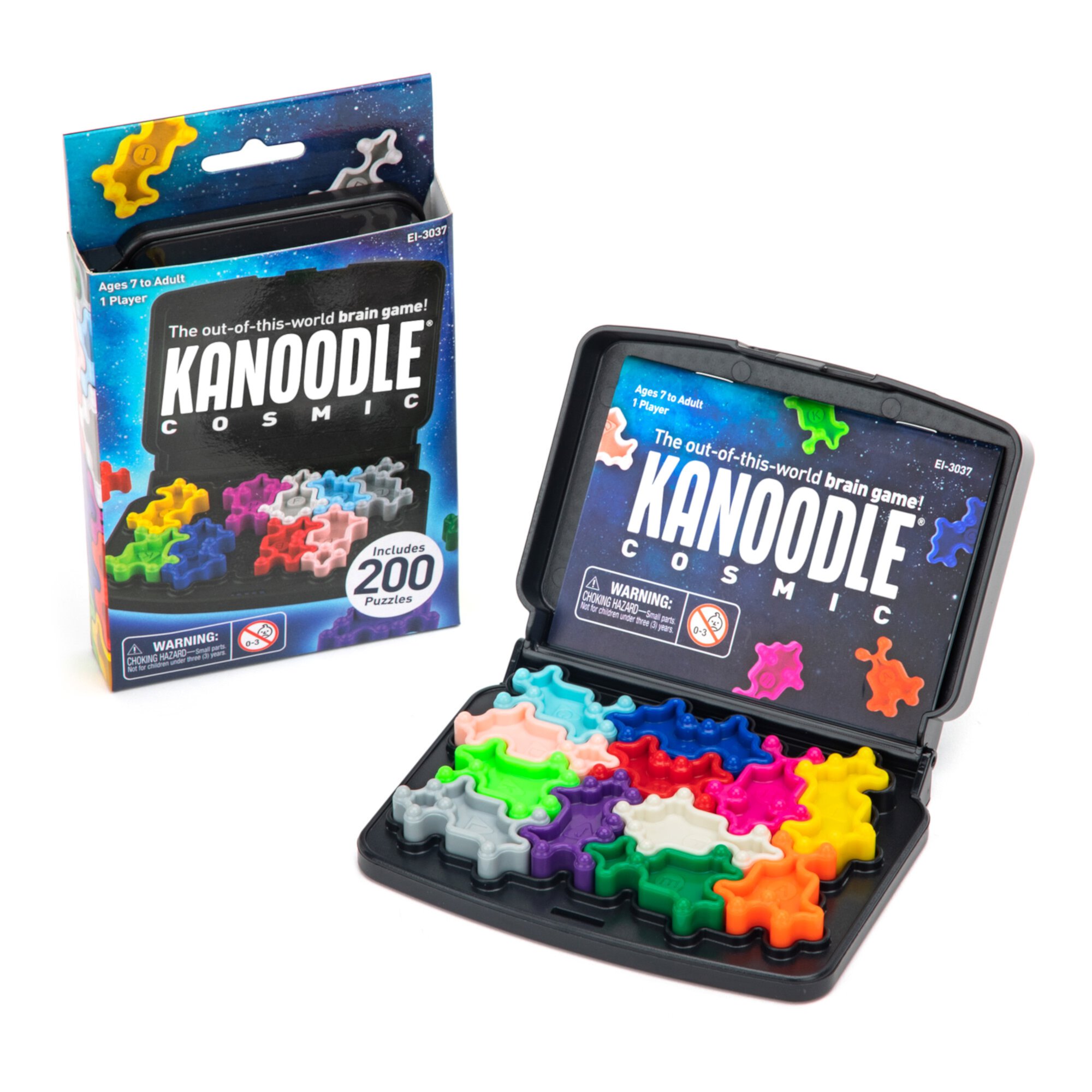 Educational Insights Kanoodle Cosmic Brain Logic Game, Boys & Girls, Teens & Adults, Critical Thinking & Brain Teaser Puzzles, Ages 7+ Educational Insights